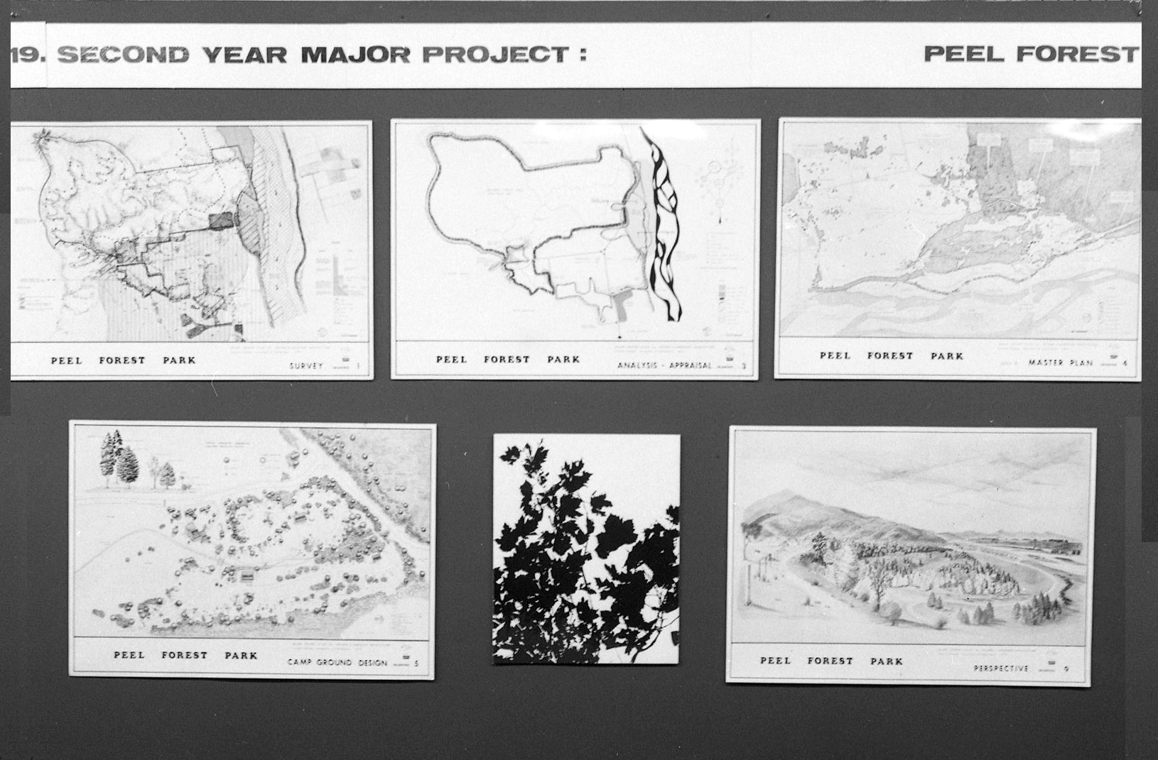 1972 Landscape Architecture Students Display in Building Centre 06