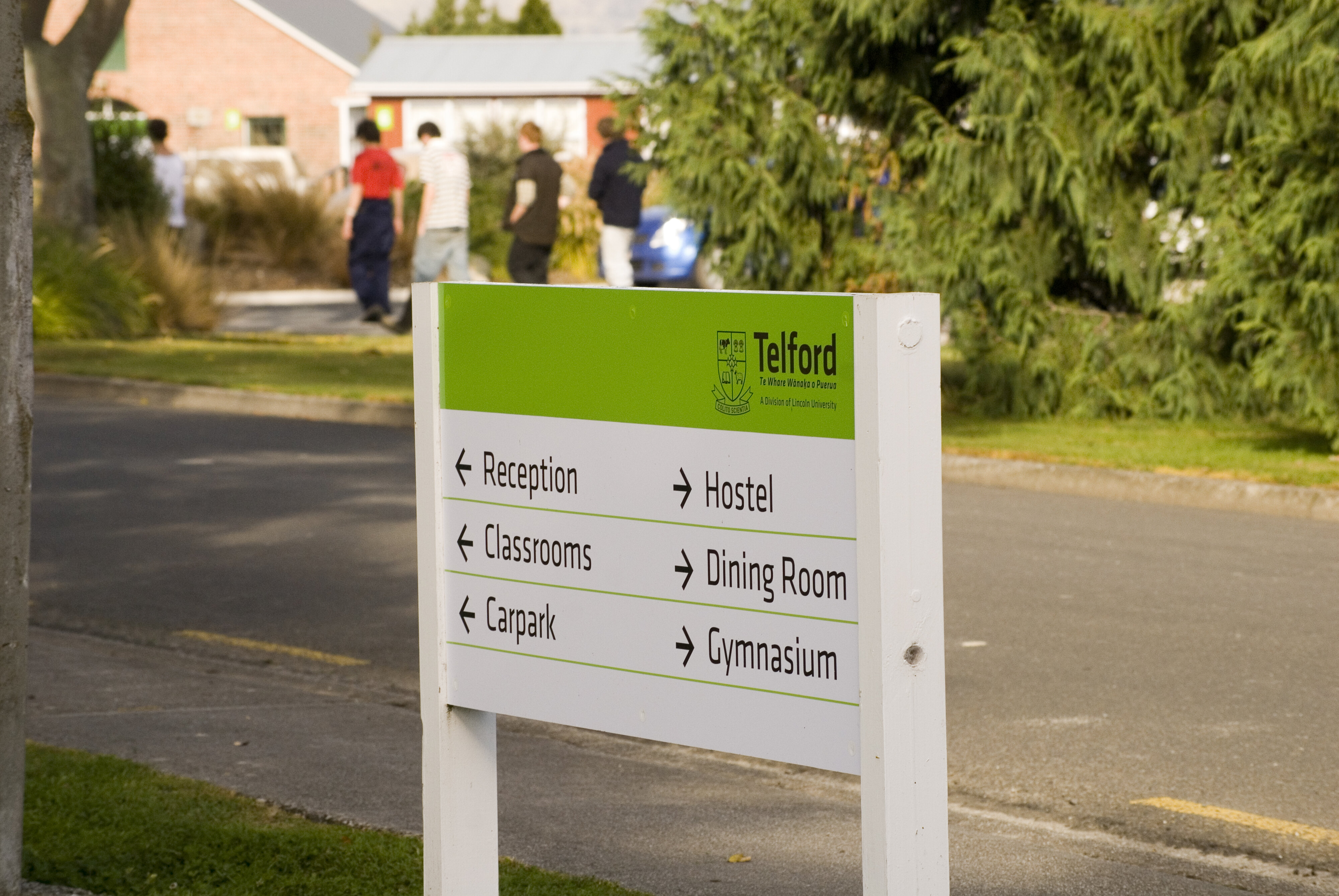 Telford directional sign
