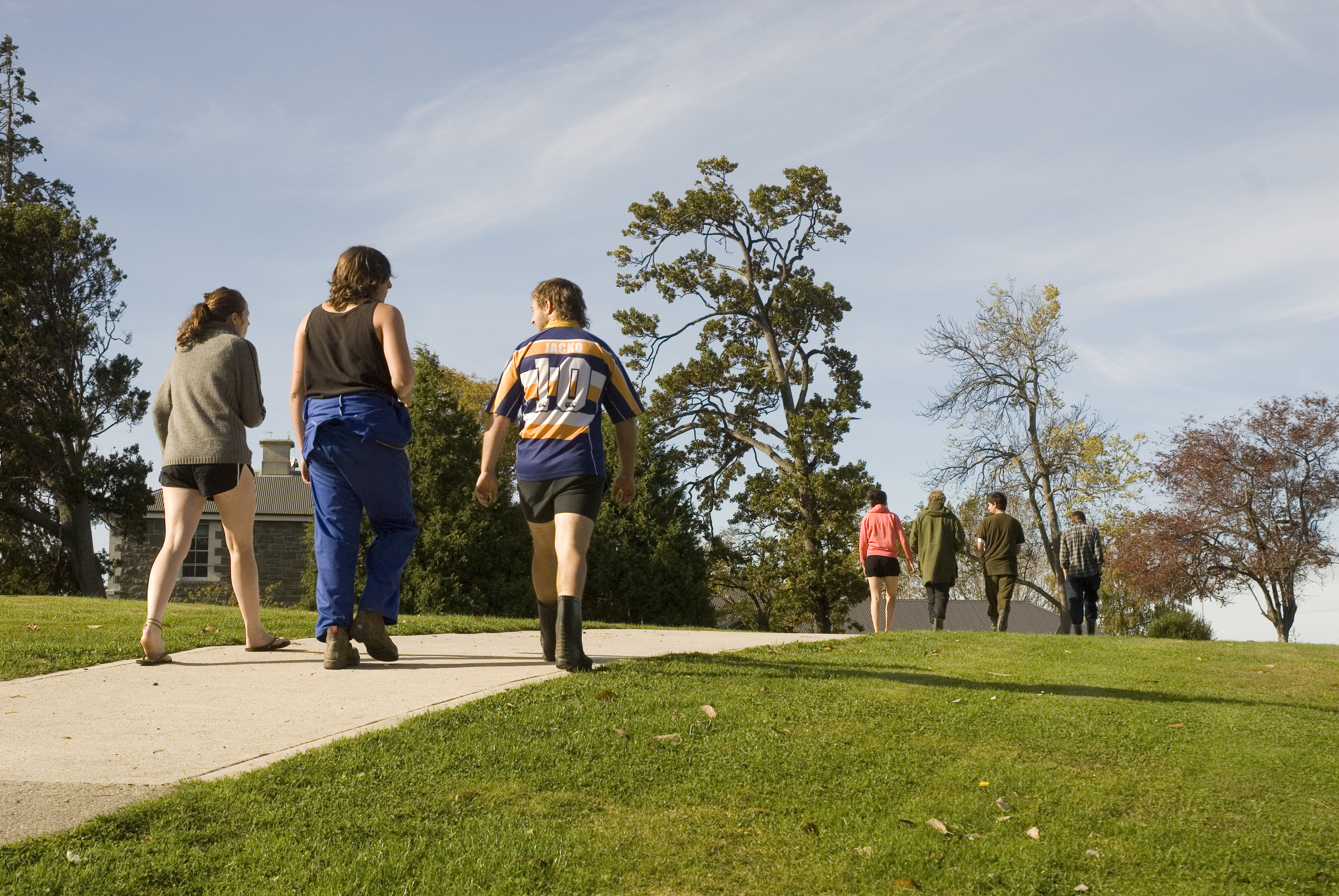 Telford students on campus 1