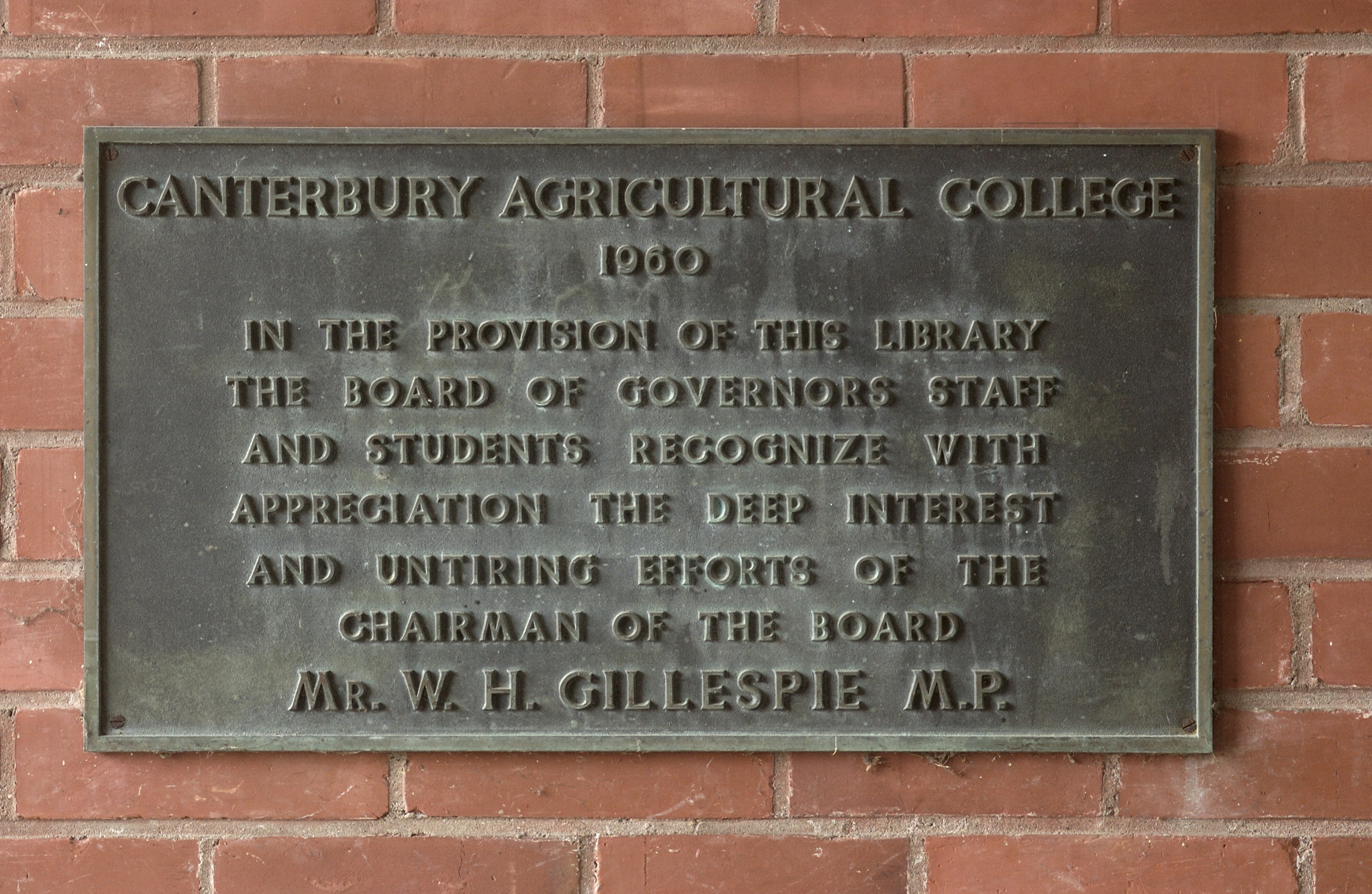 Forbes Building Gillespie plaque