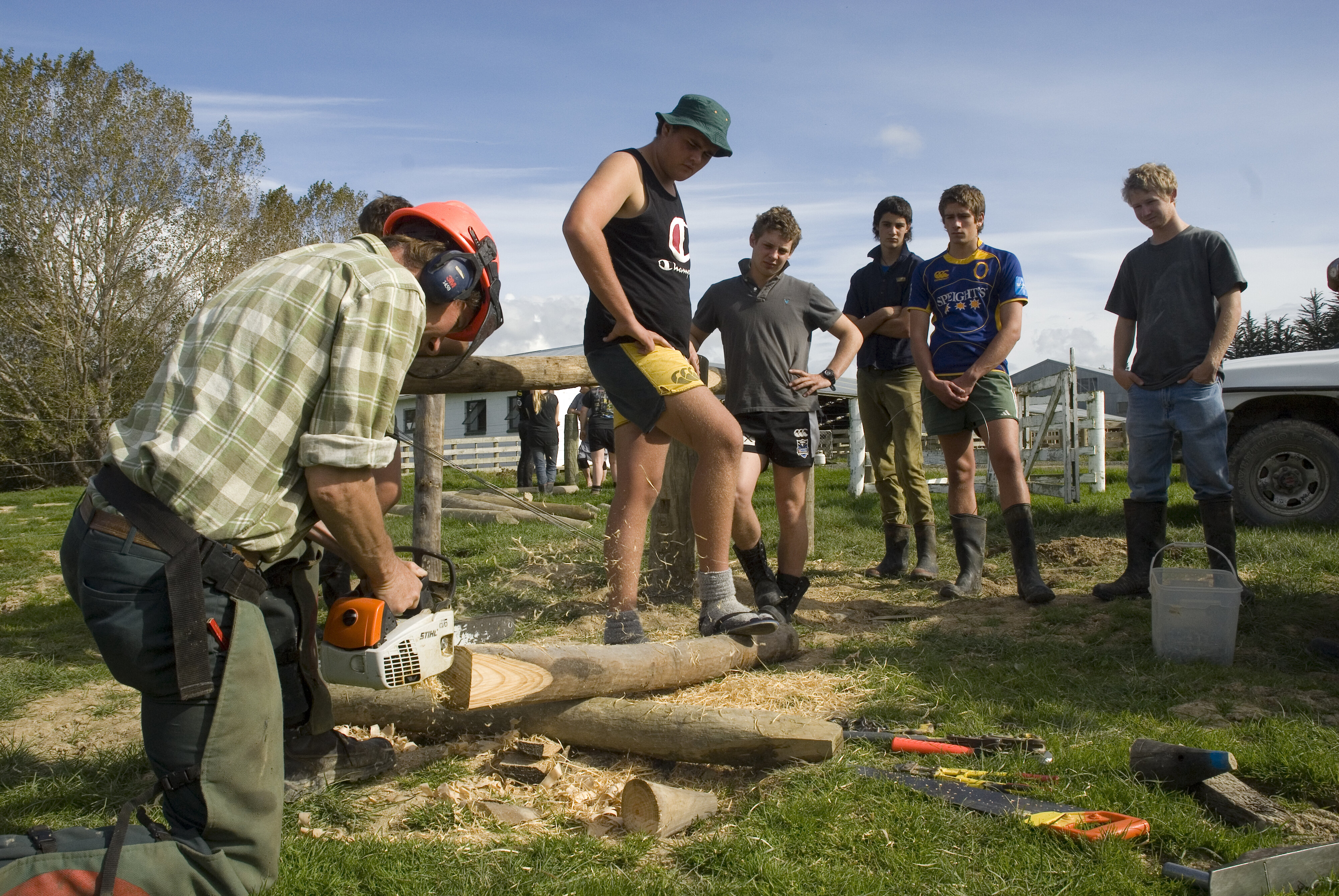 Telford farm fencing demo 3