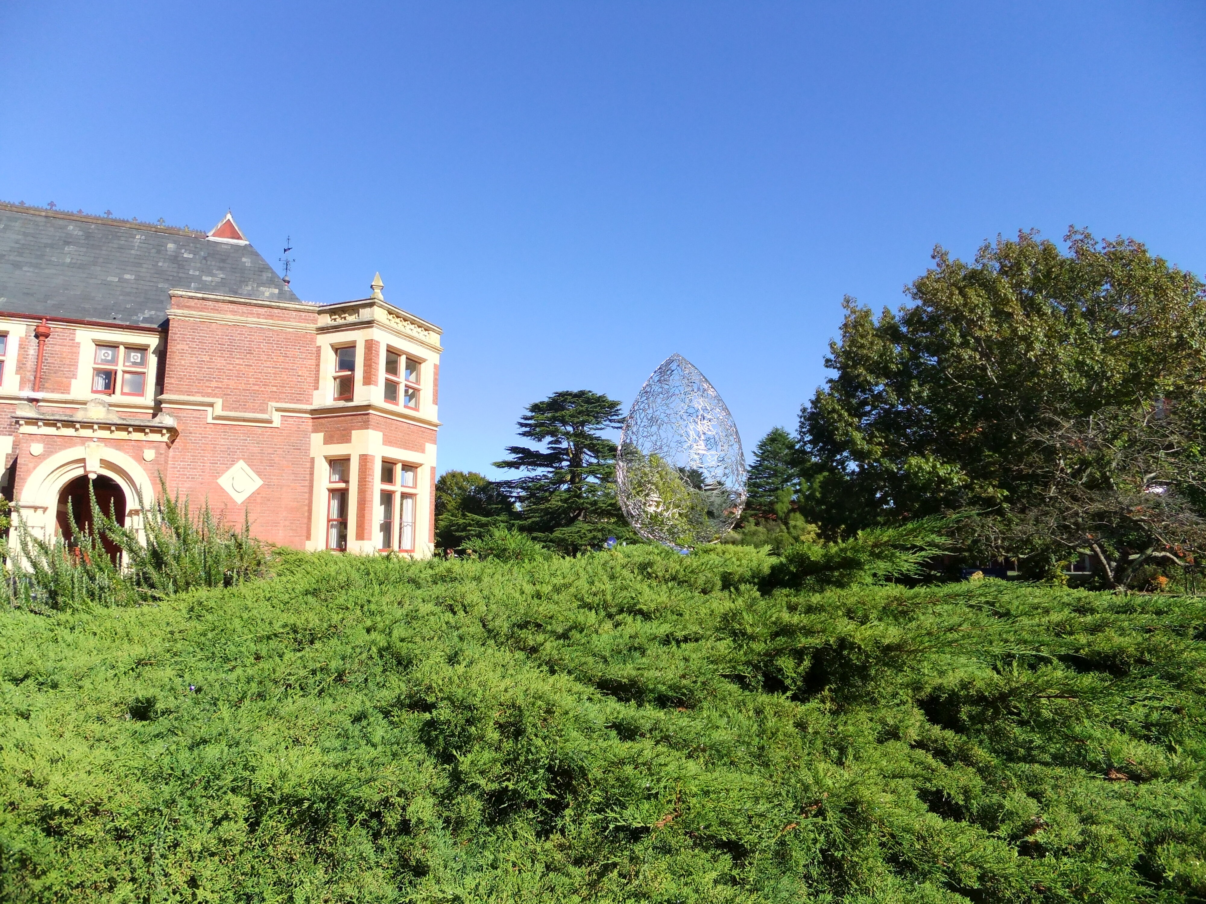 Ivey Hall and the H2O Sculpture