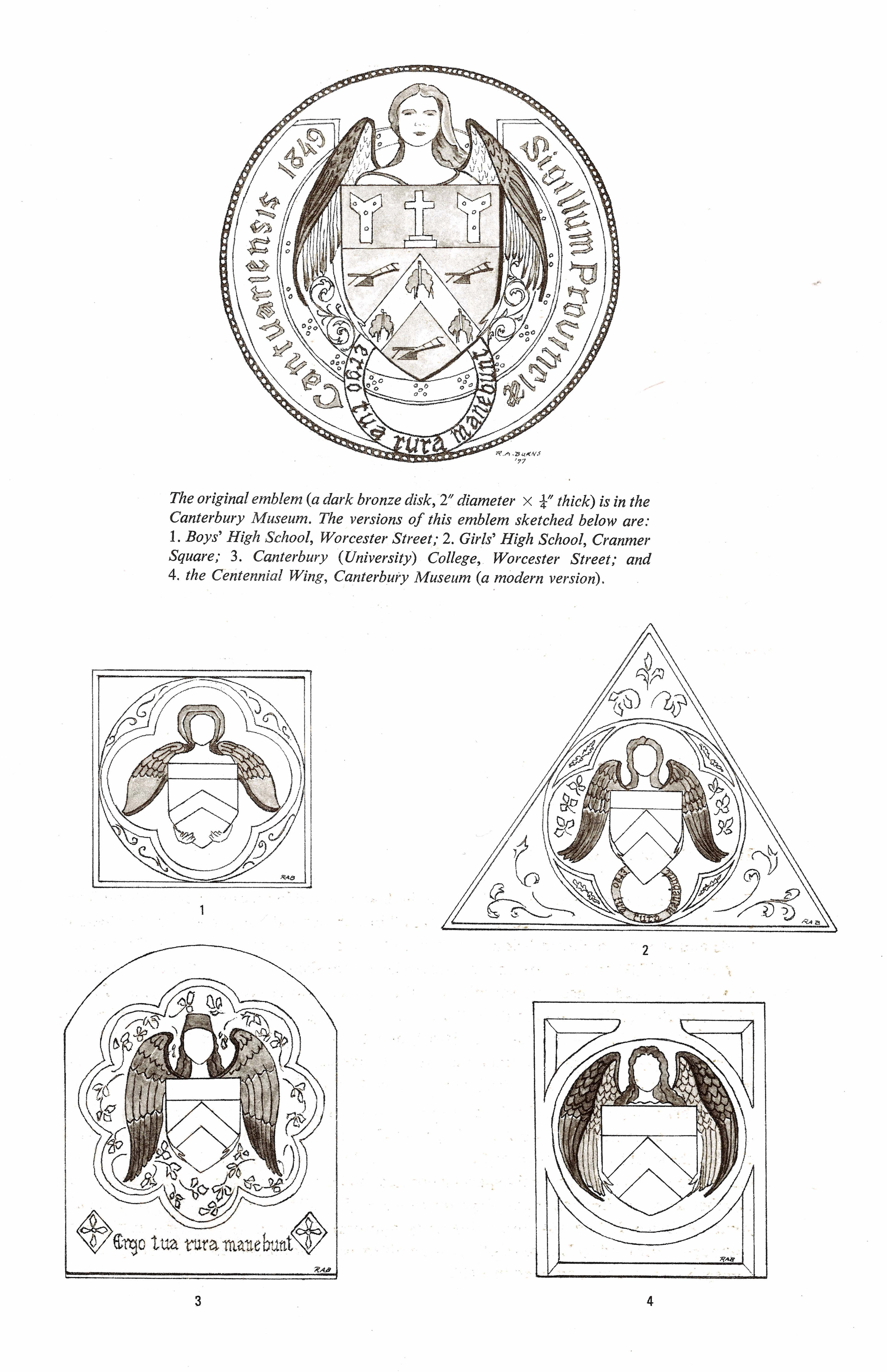 The Original Emblem, Canterbury Association,1849