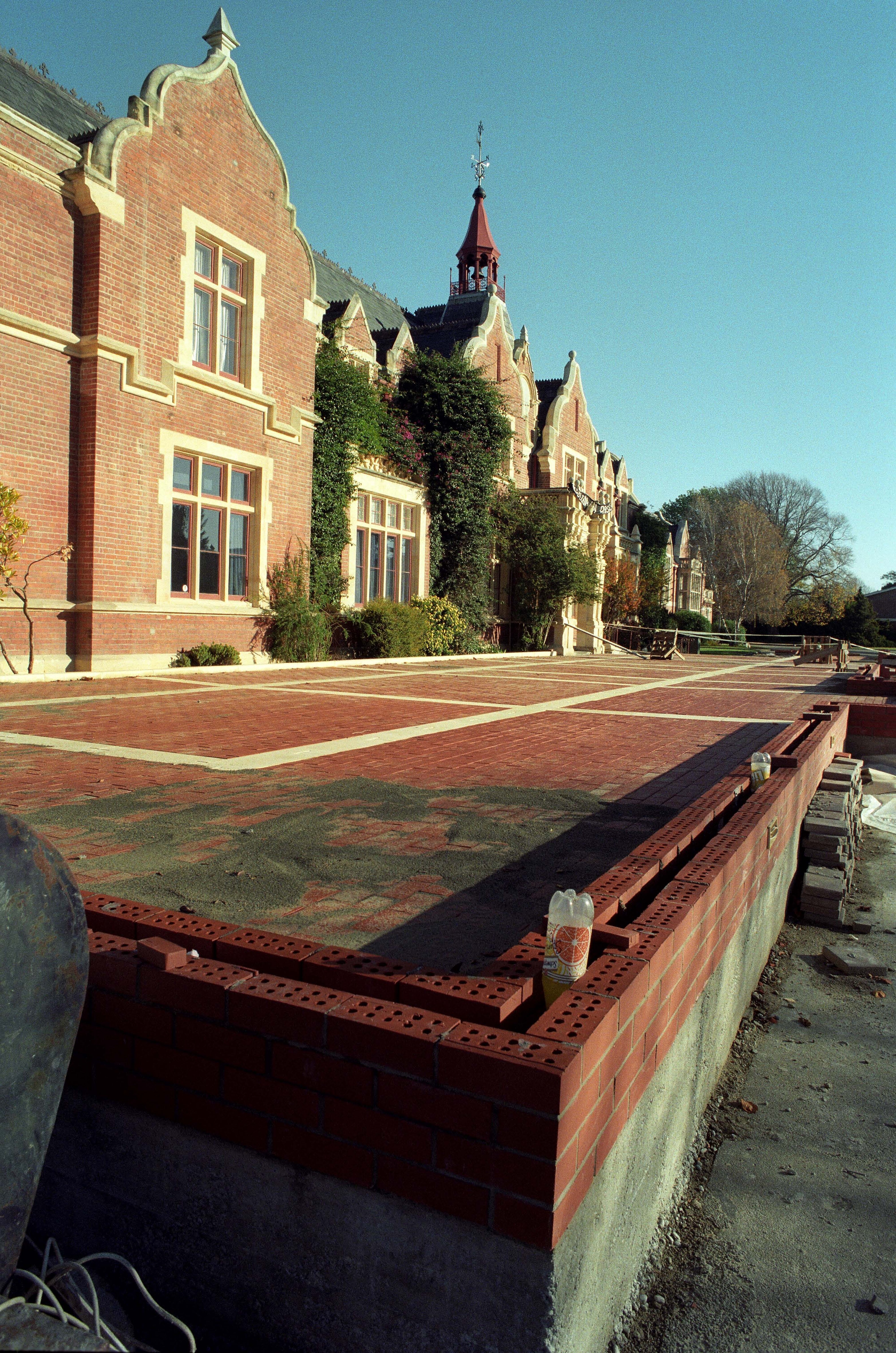 Ivey Hall Terrace construction 02