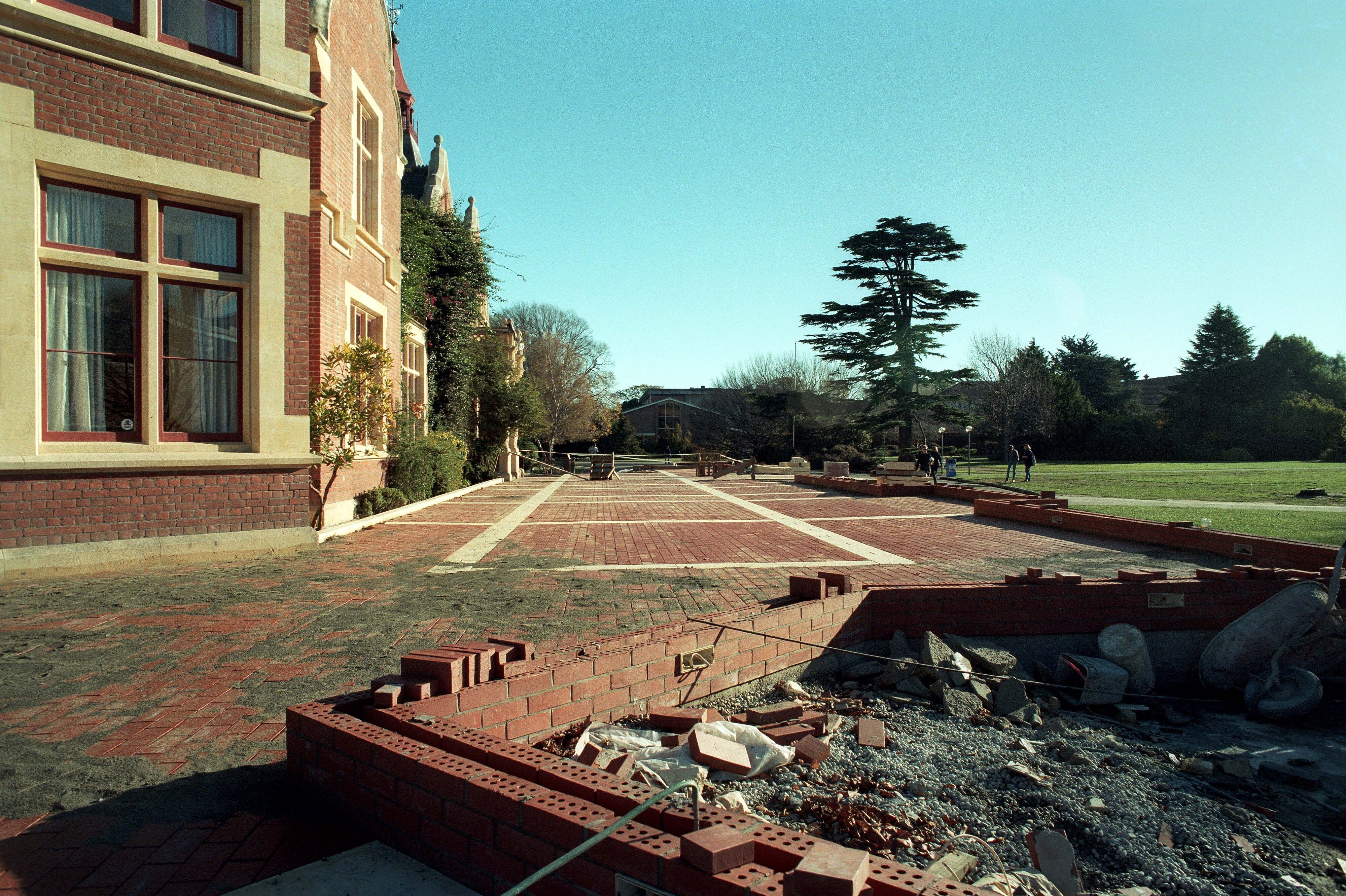 Ivey Hall Terrace construction 03