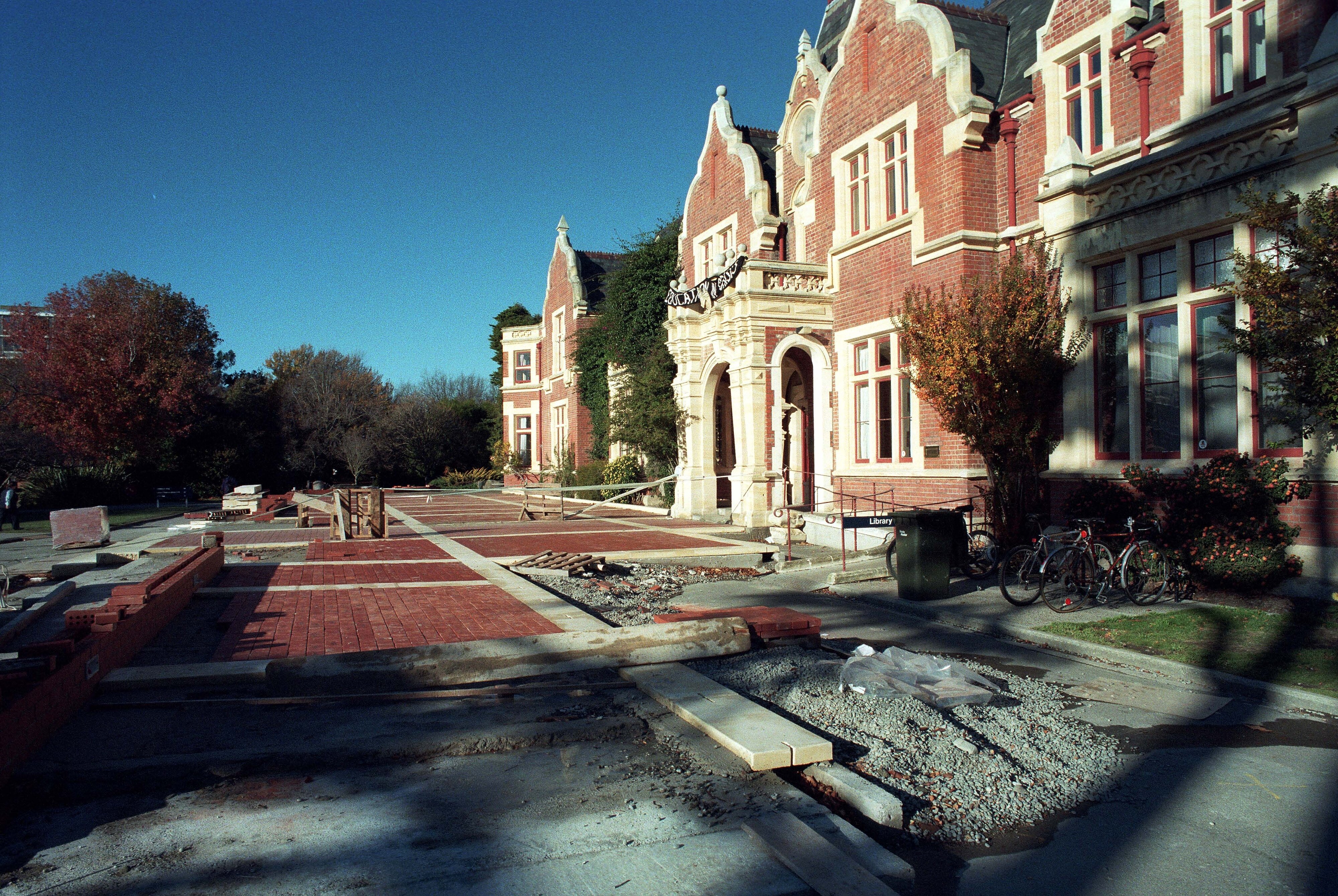 Ivey Hall Terrace construction 06