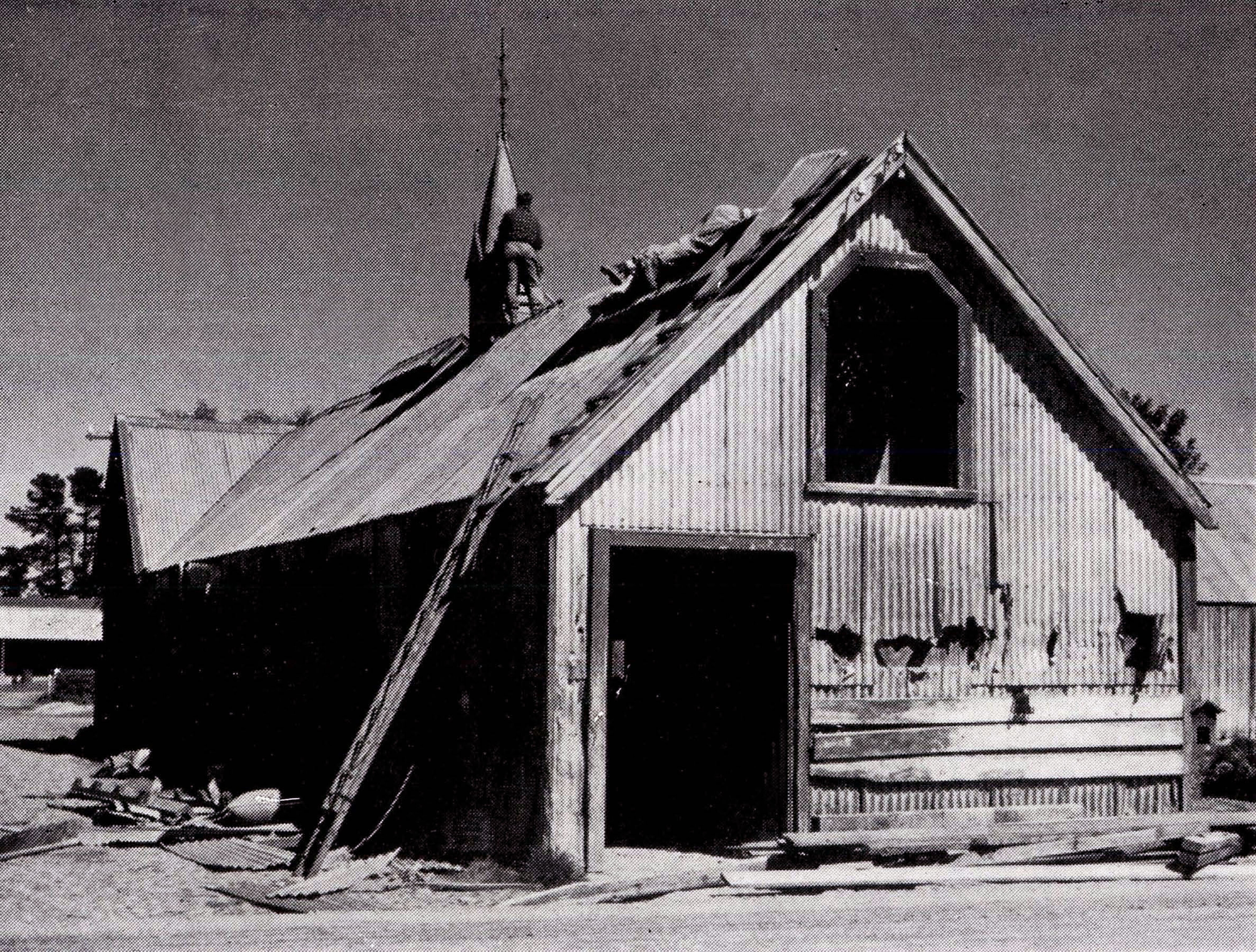 1955 Demolition of the stables