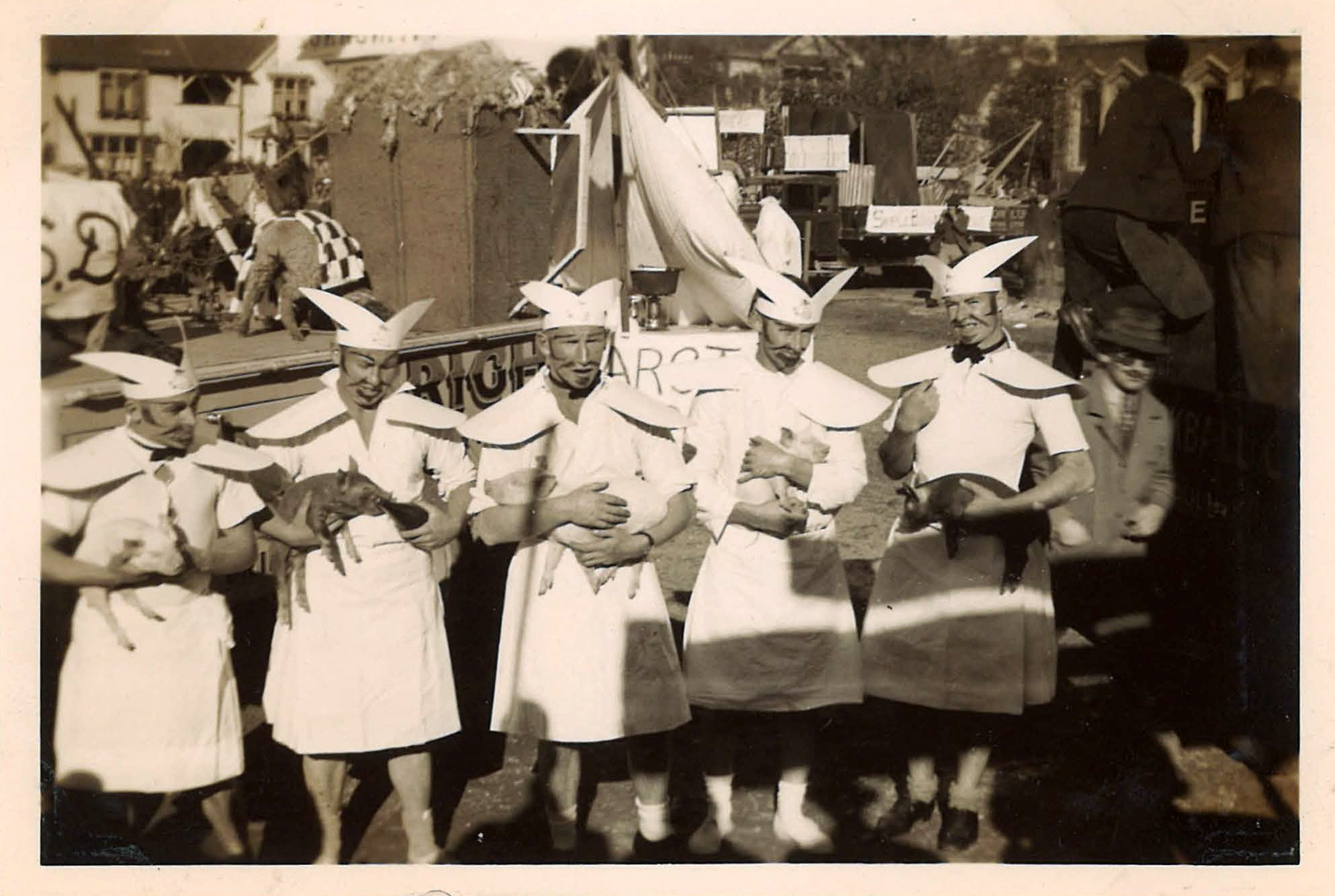 1937 Capping Day Degree Students 