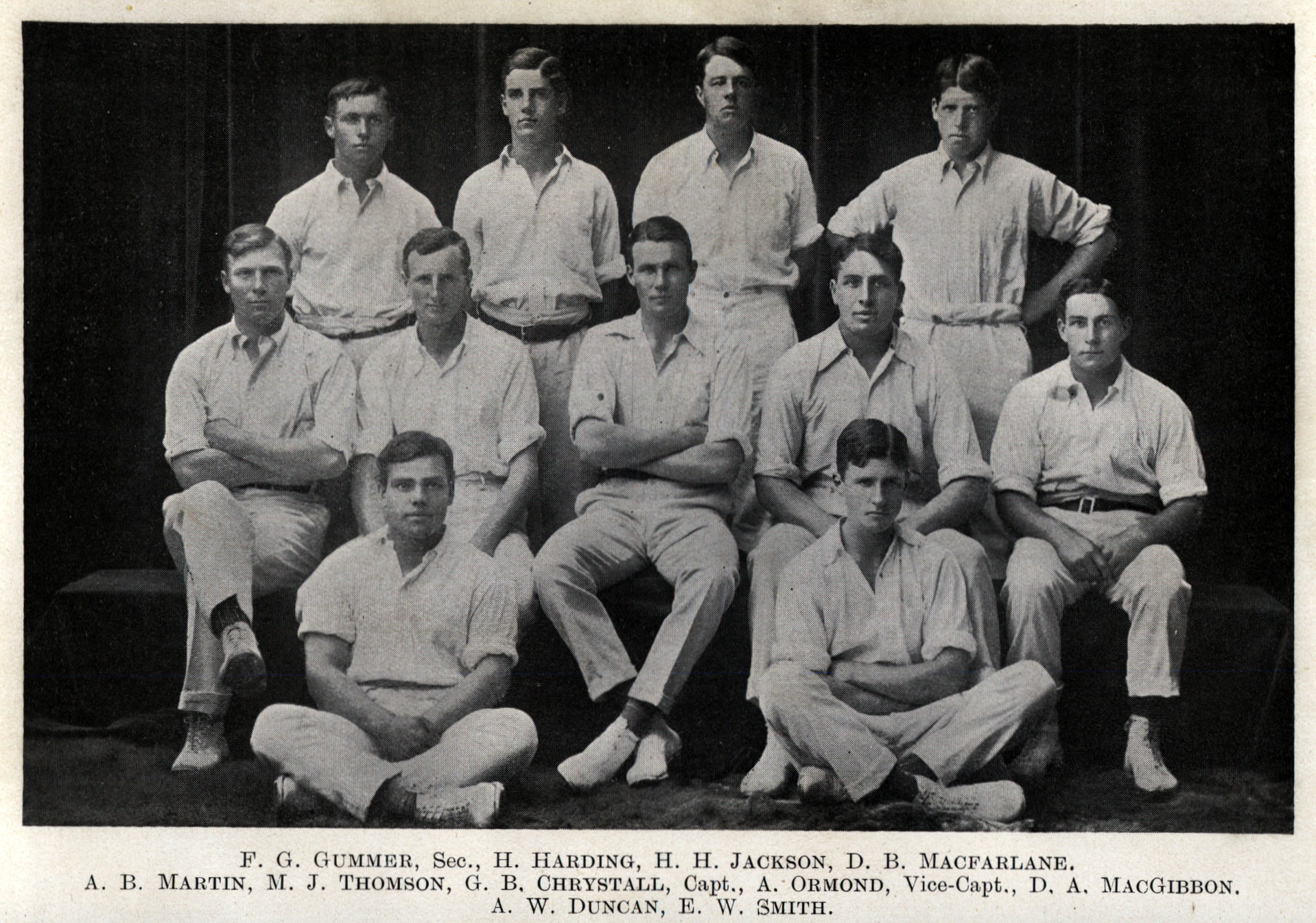 1913 Cricket First Eleven