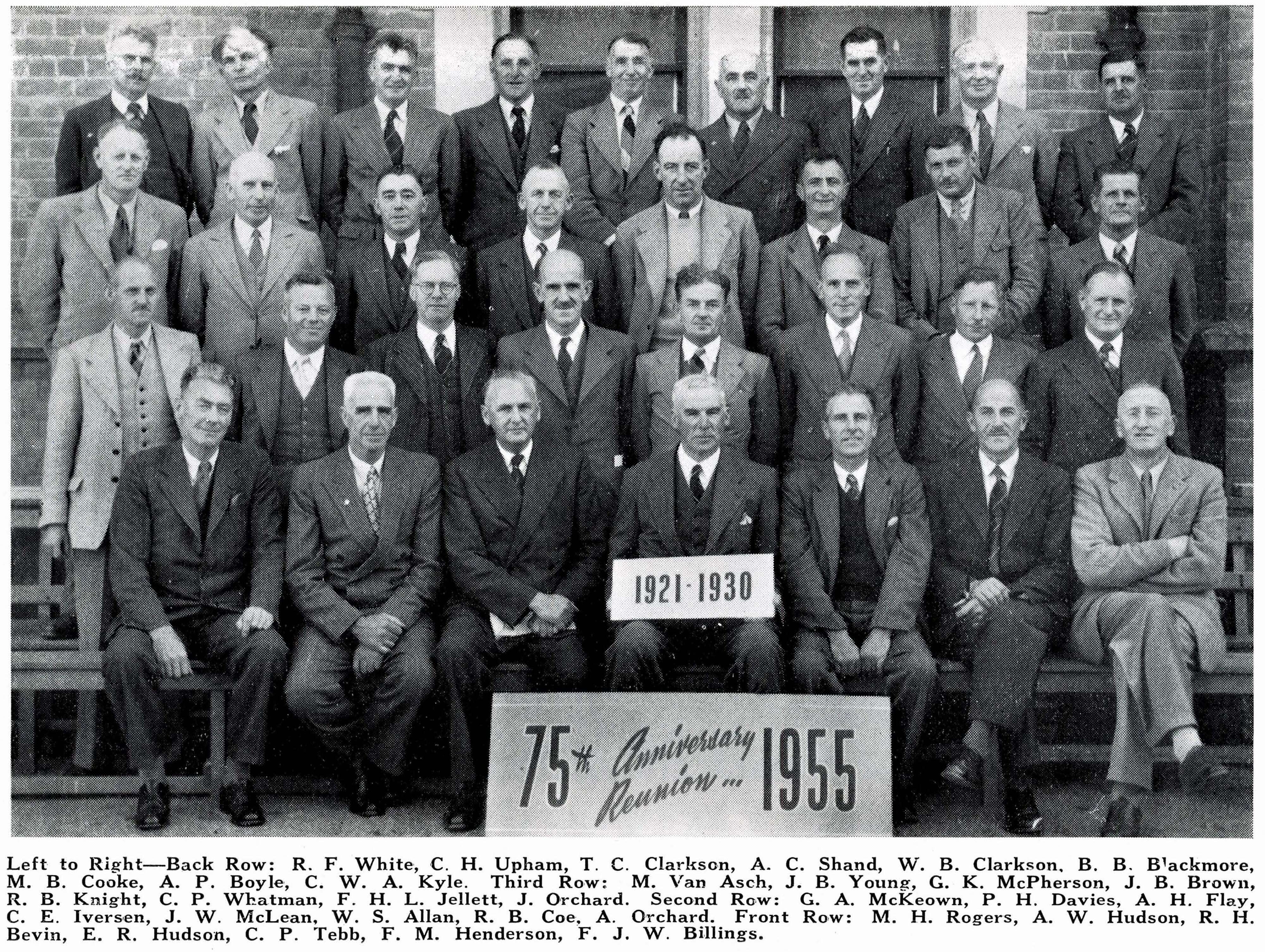 1955 Reunion 1921-1930