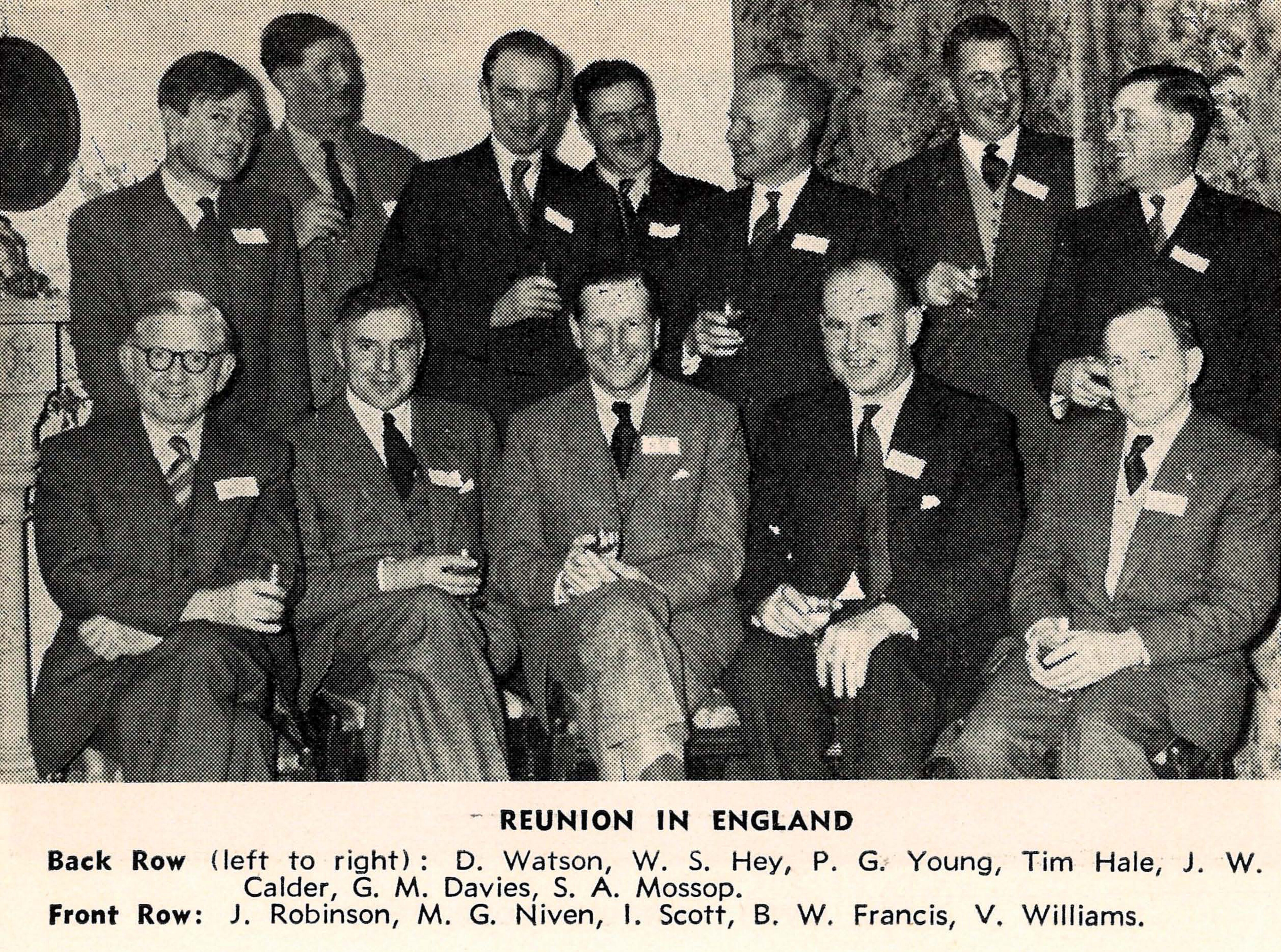 1959 The First Reunion in England