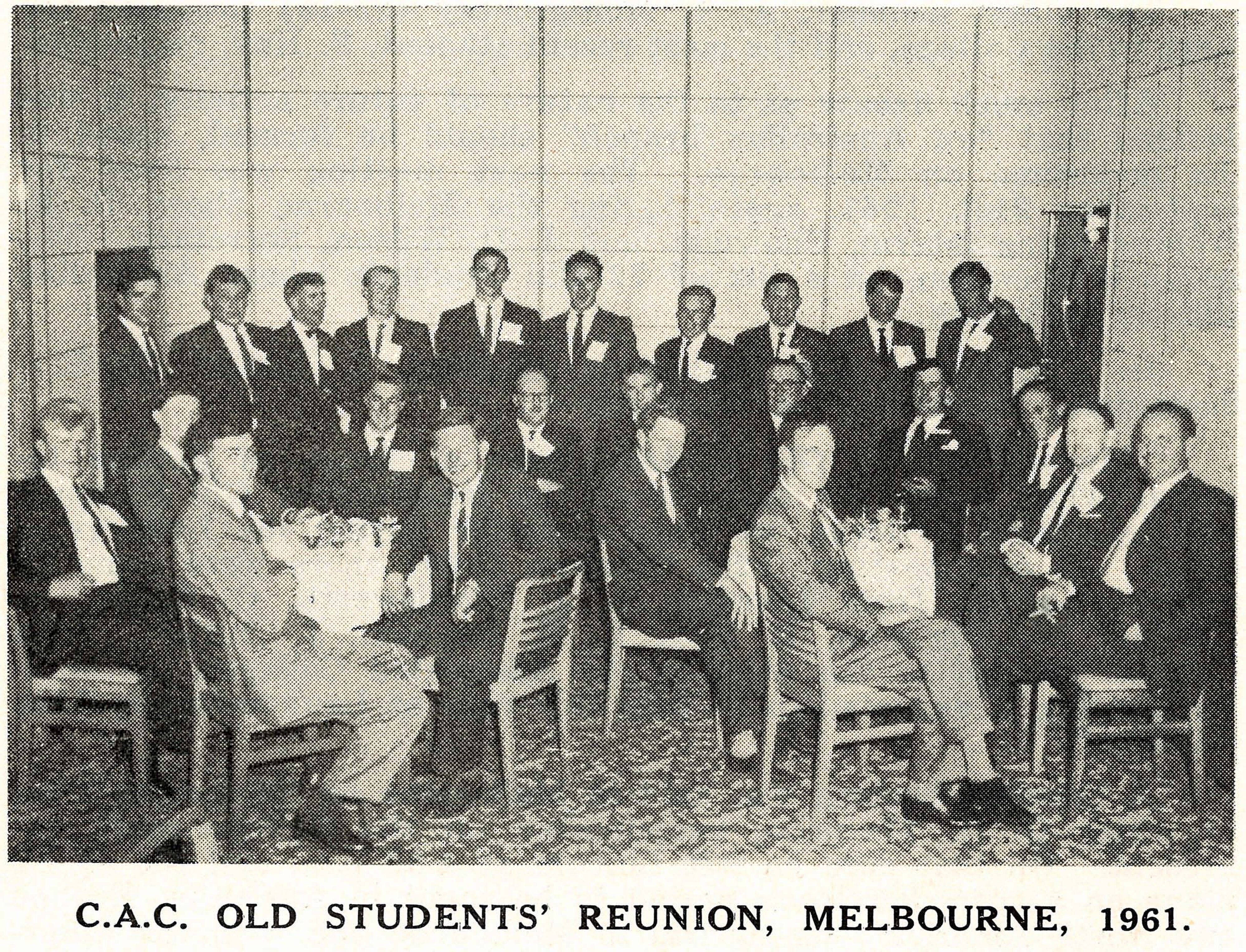 1961 Reunion Melbourne