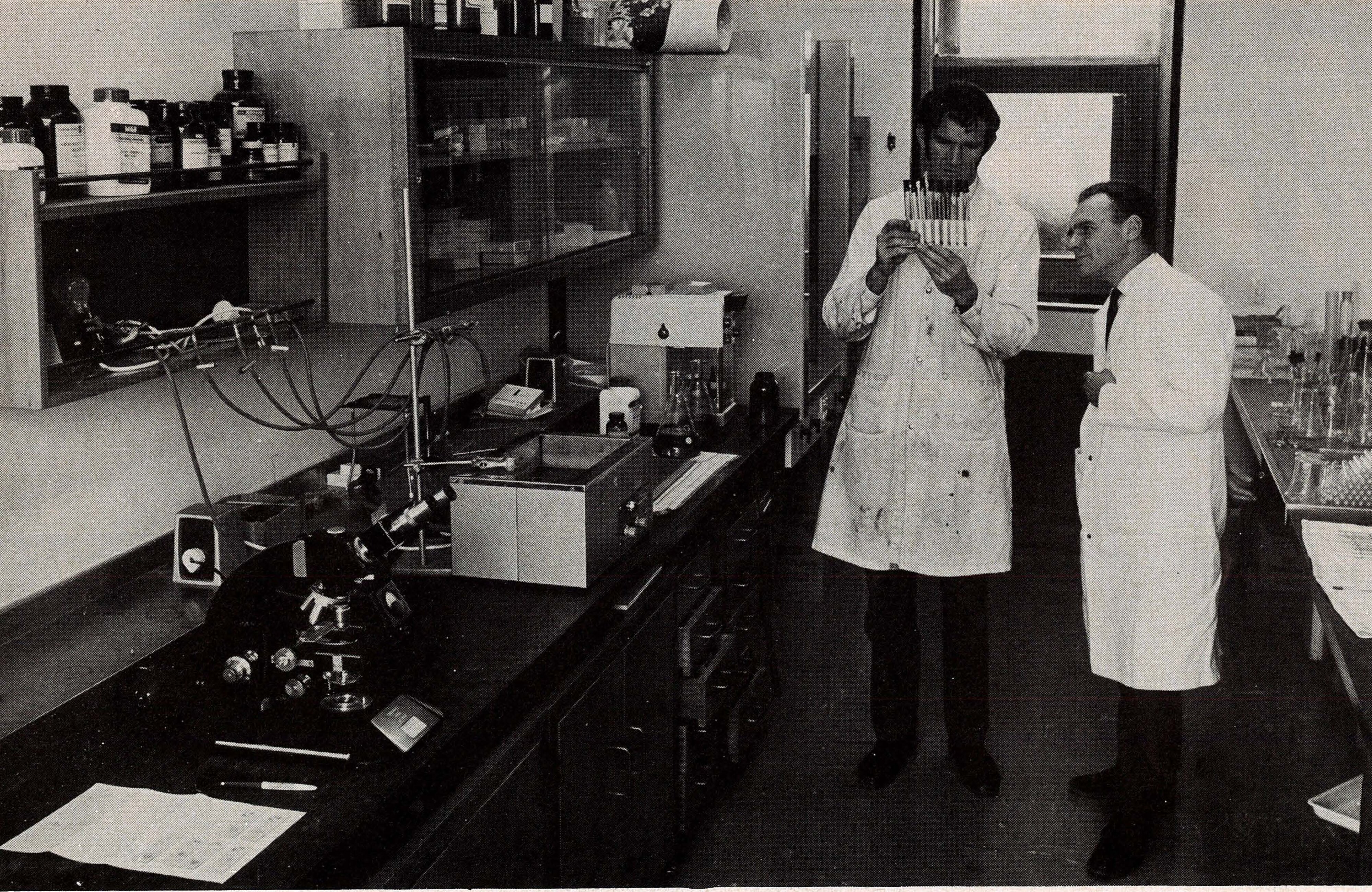 1970 Professor Howard and Mr Clark