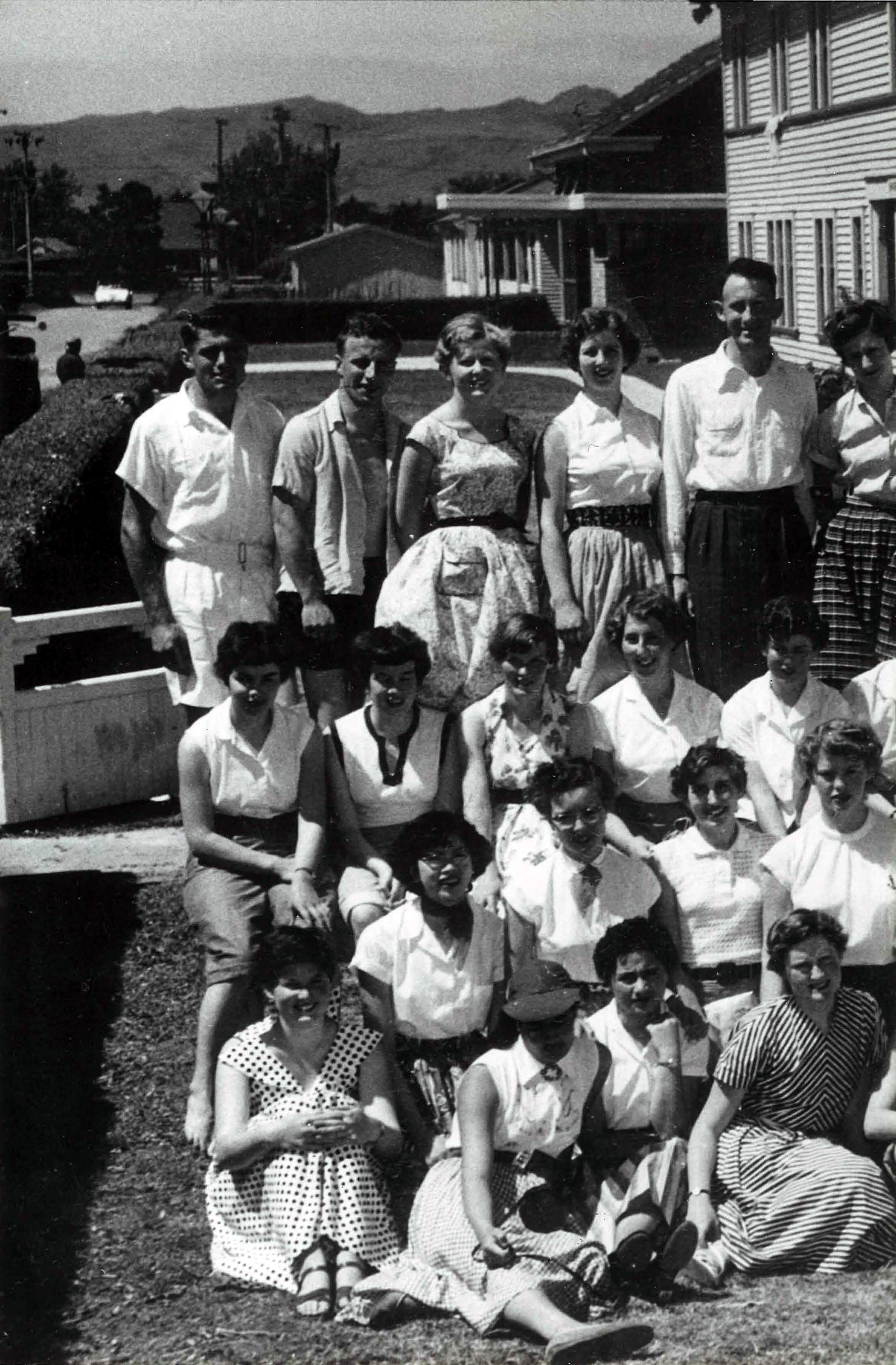 Students group photo, Canterbury Agricultural College