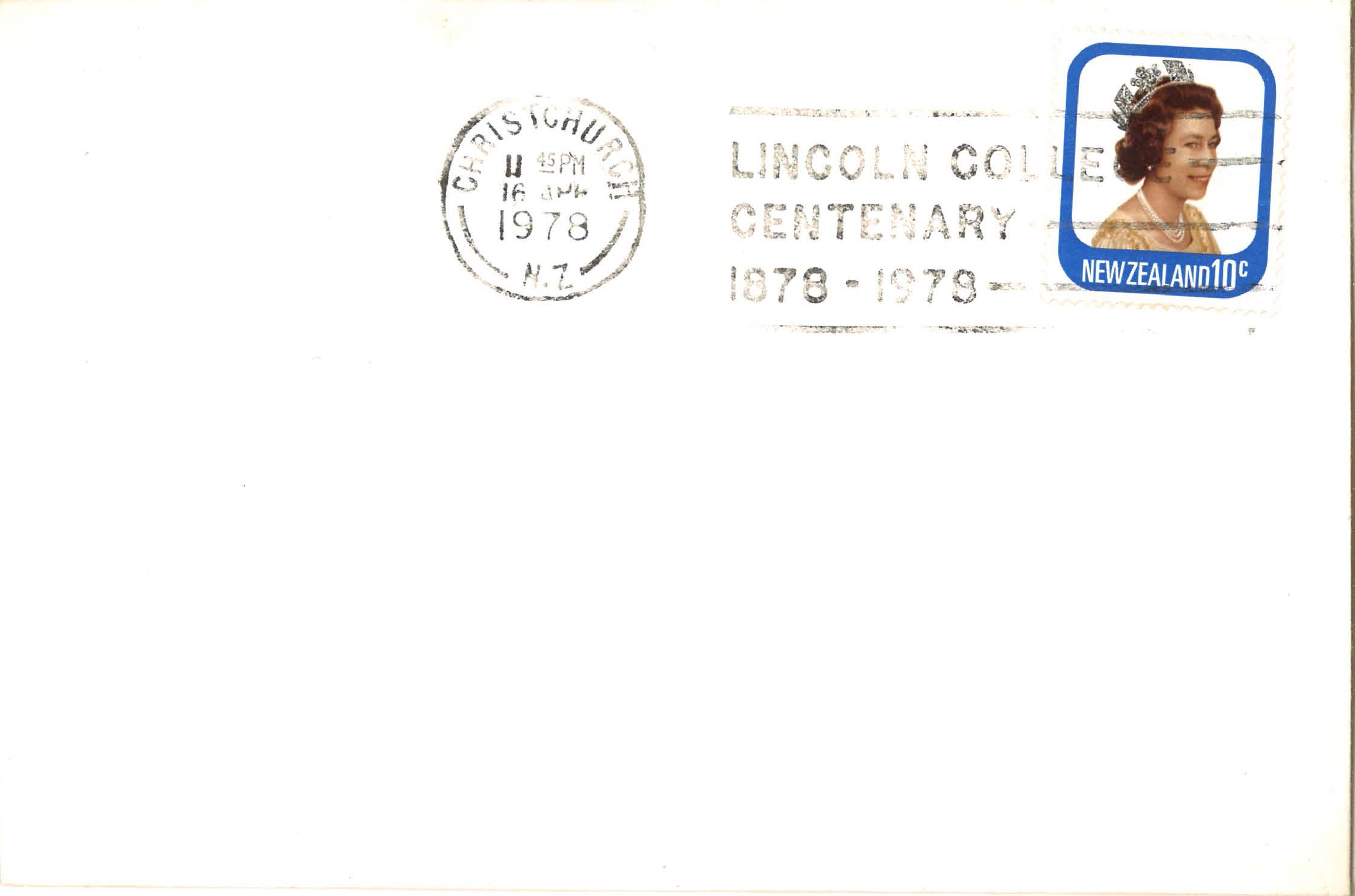 Lincoln College Postal History 10