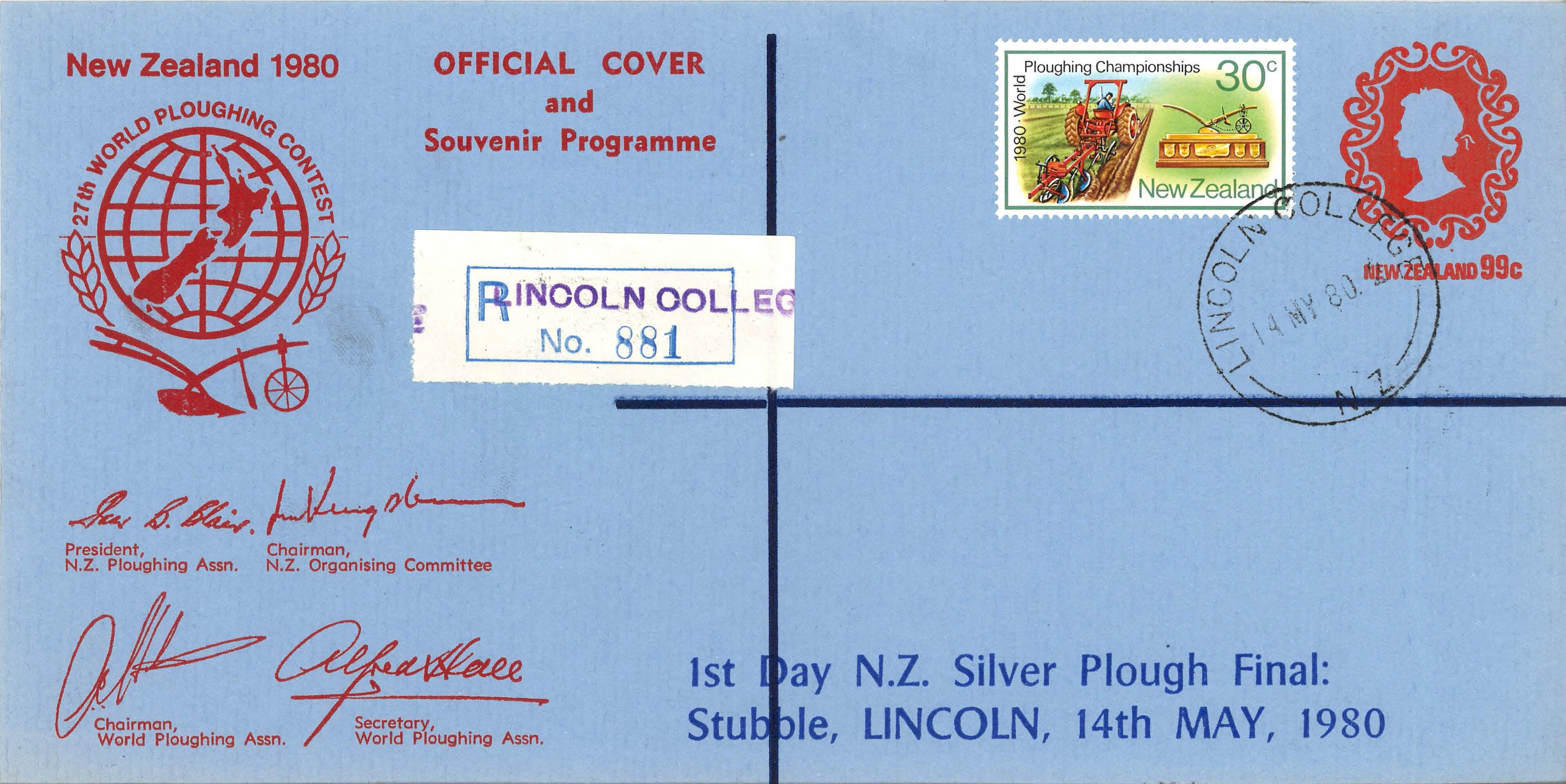 Lincoln College Postal History 12