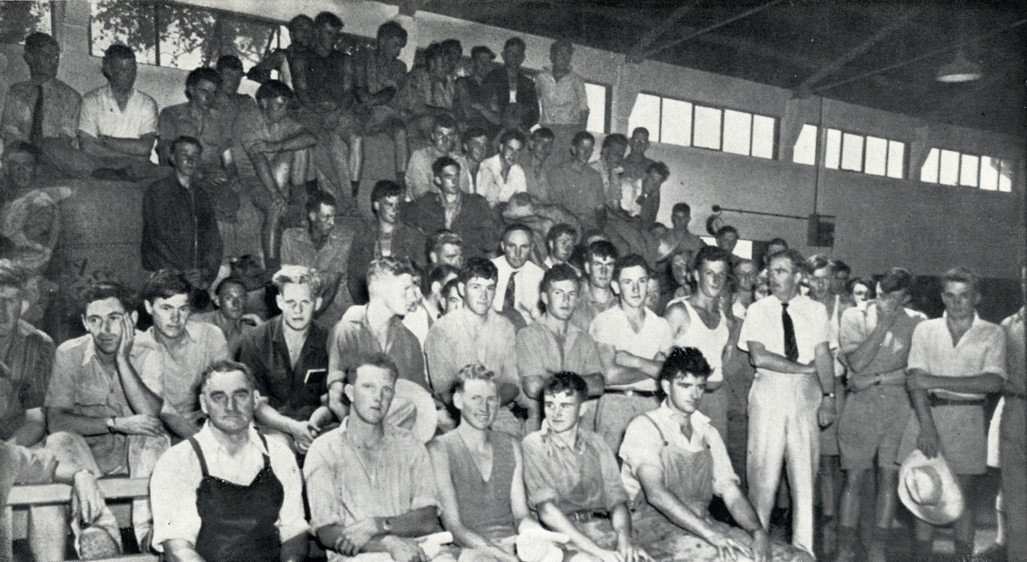 1949 Mr Eden with Diploma Students