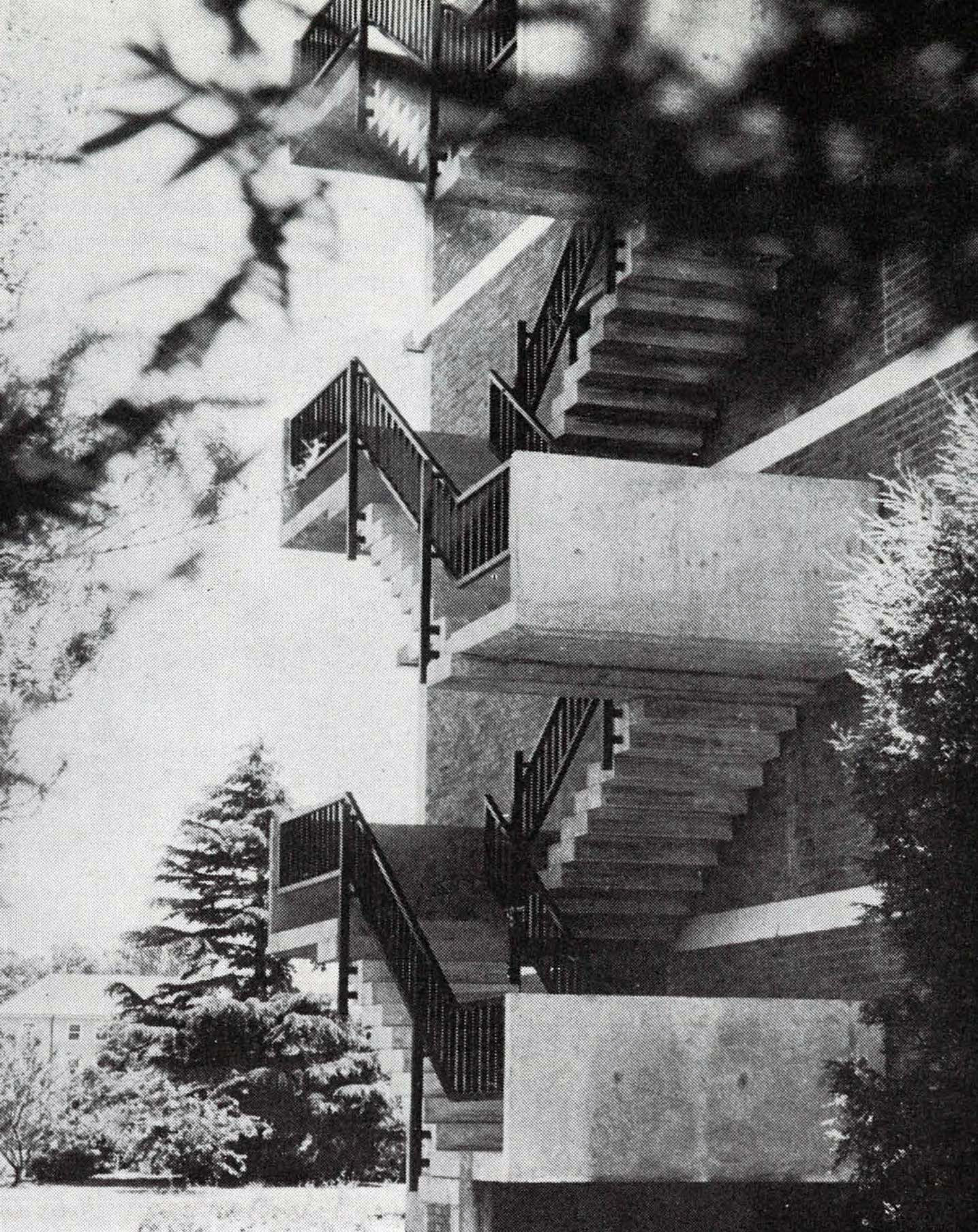 1968 Hilgendorf wing stairs