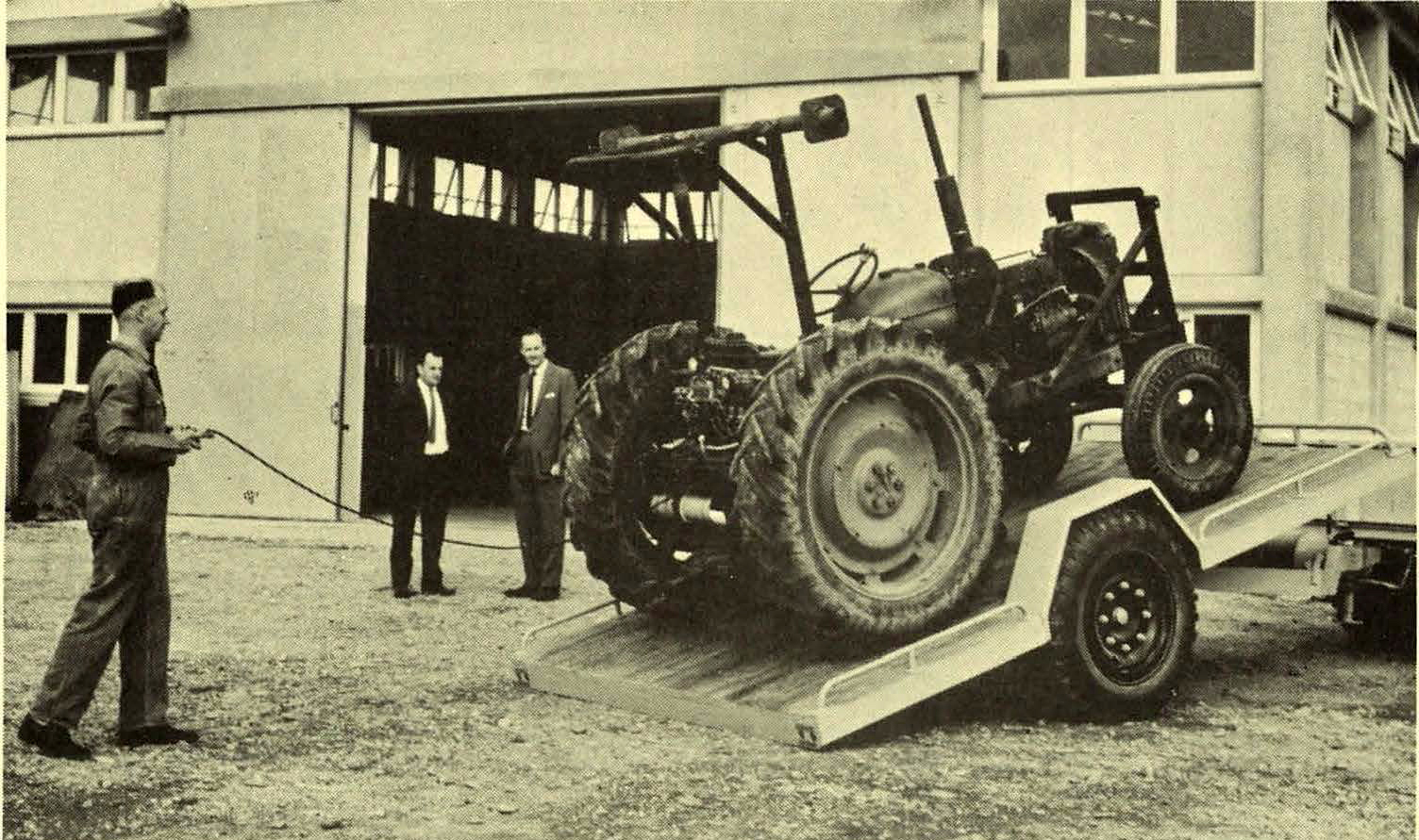 1966 Tractor testing