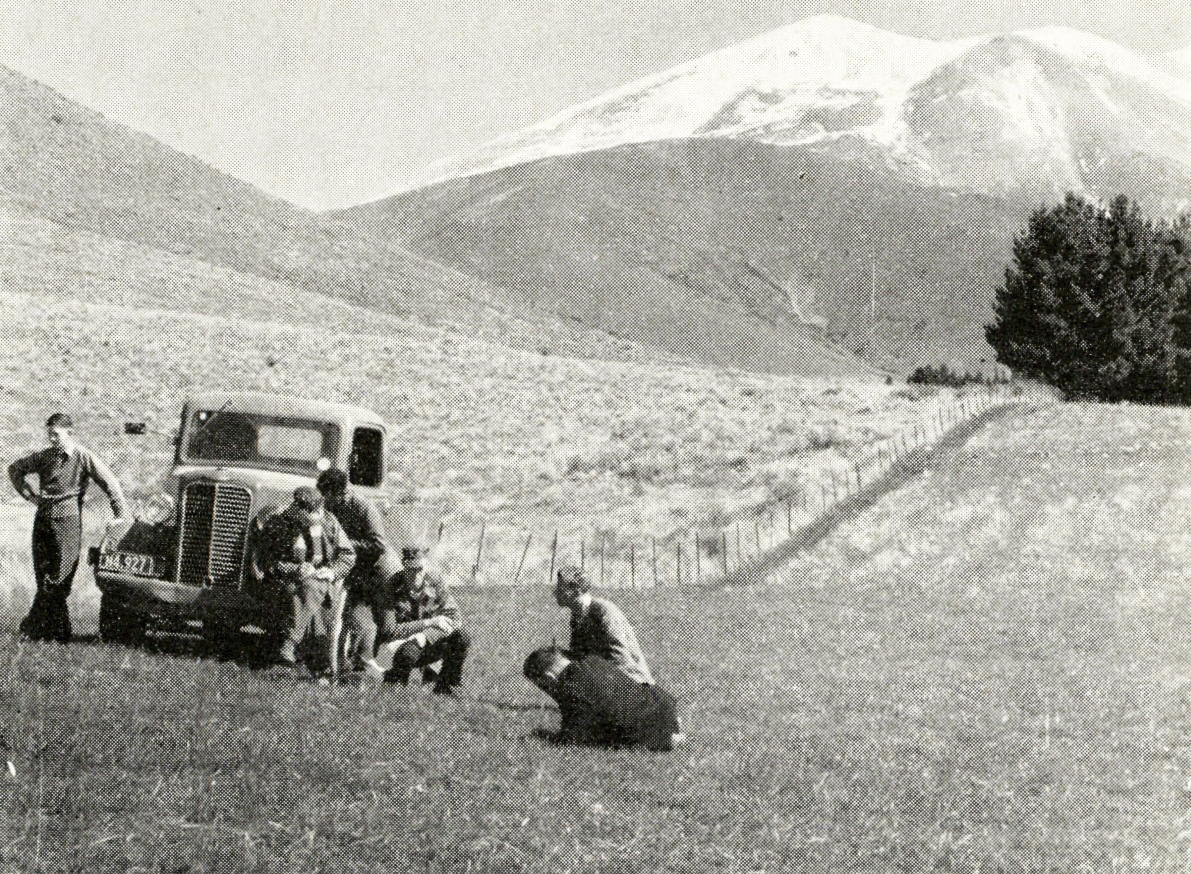 1952 Students investigate pasture improvement at Ribbonwood