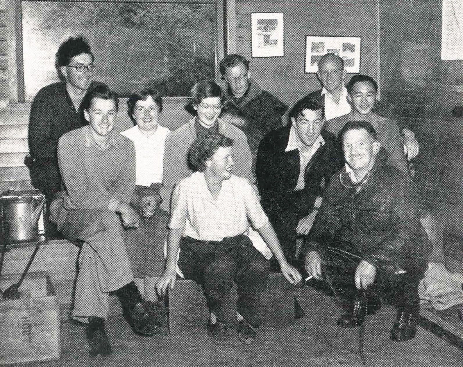 1953 Horticultural students