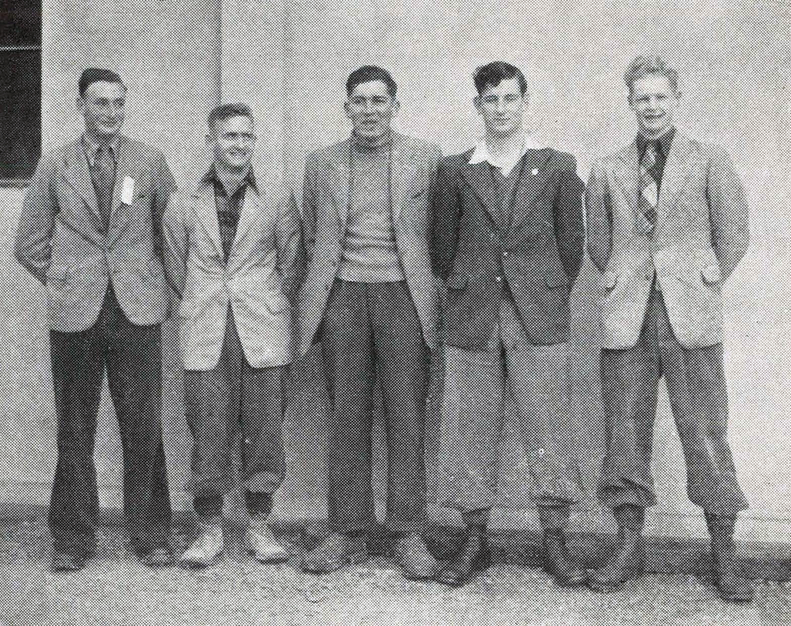 1953 Recipients of the first Trained Farm Workers Certificate