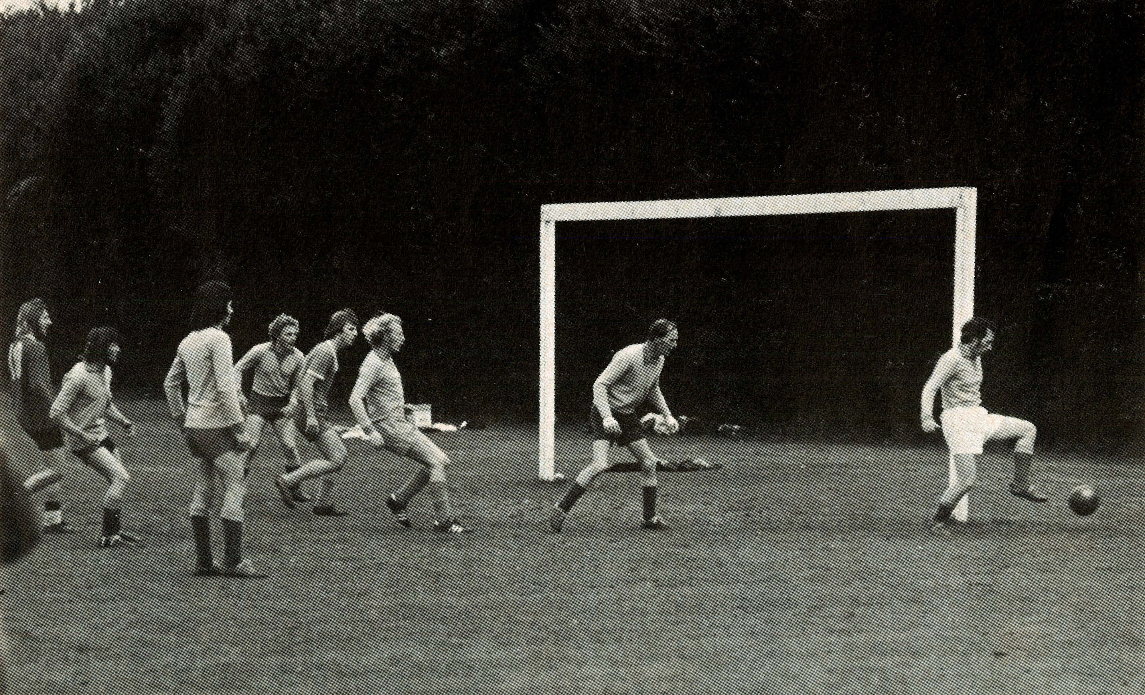 1975 Inter-departmental soccer