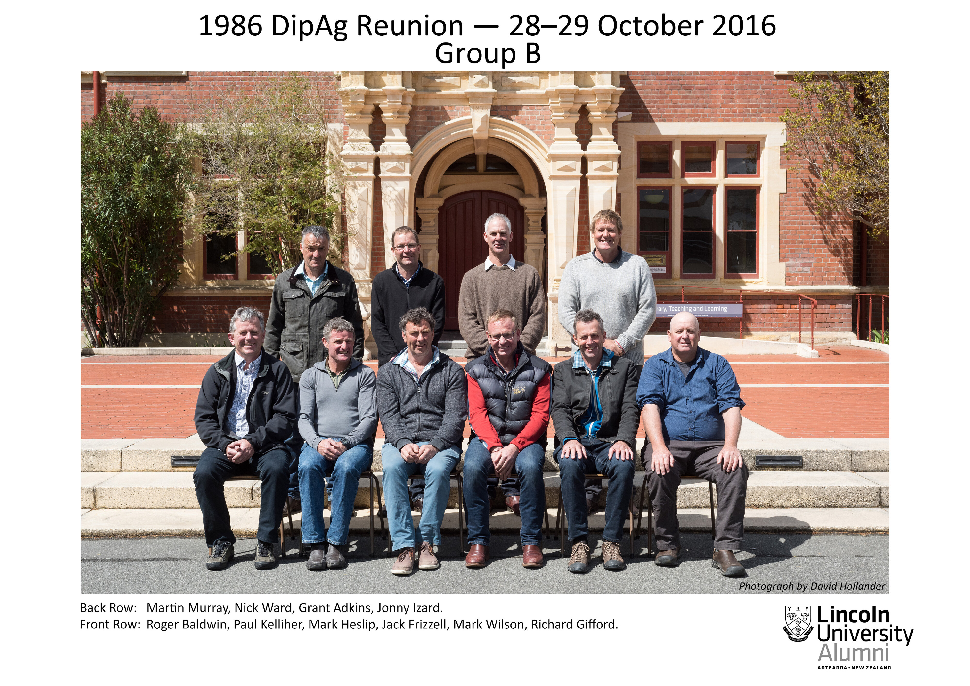 2016 Reunion DipAg 1986 Group B