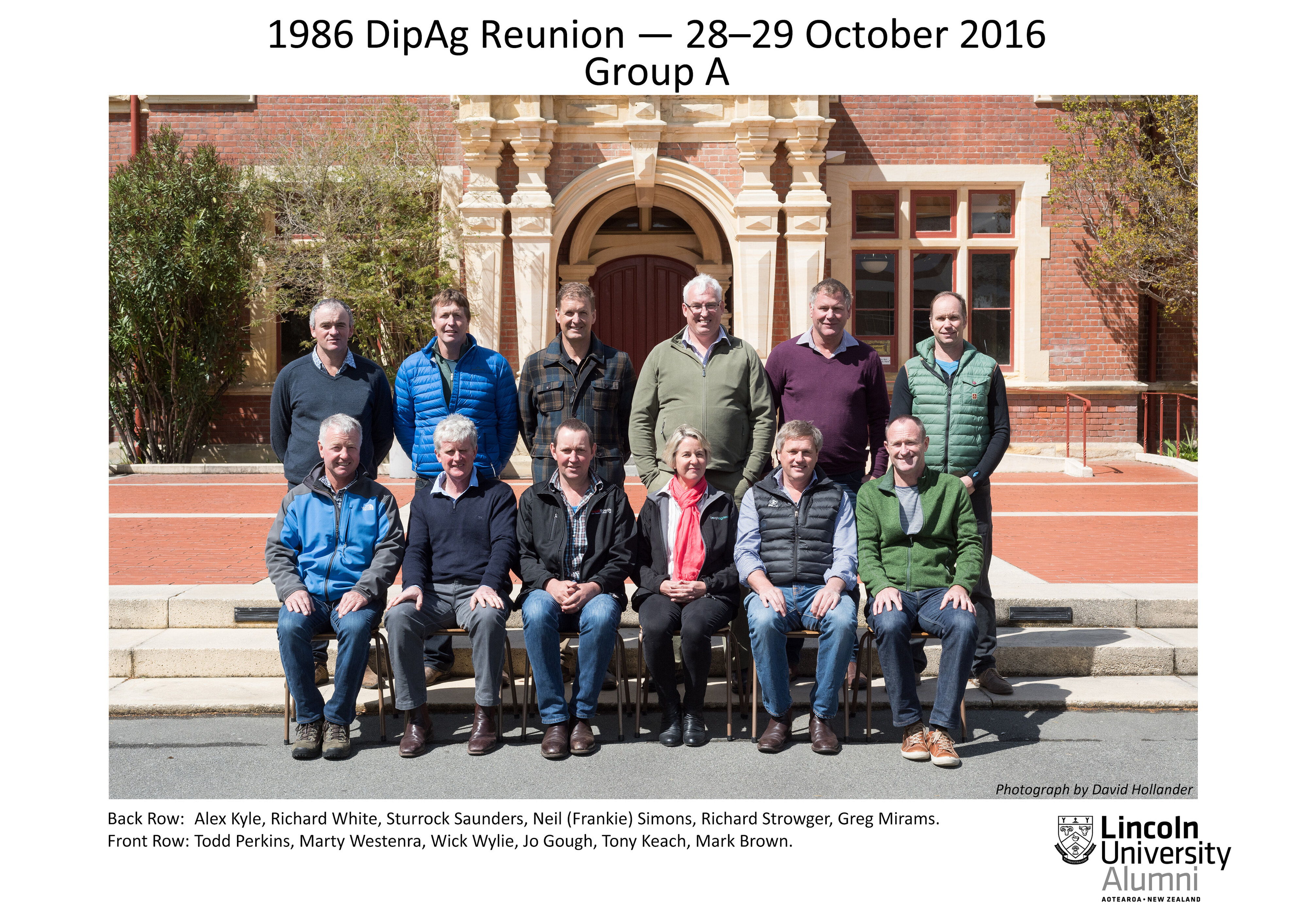 2016 Reunion DipAg 1986 Group A