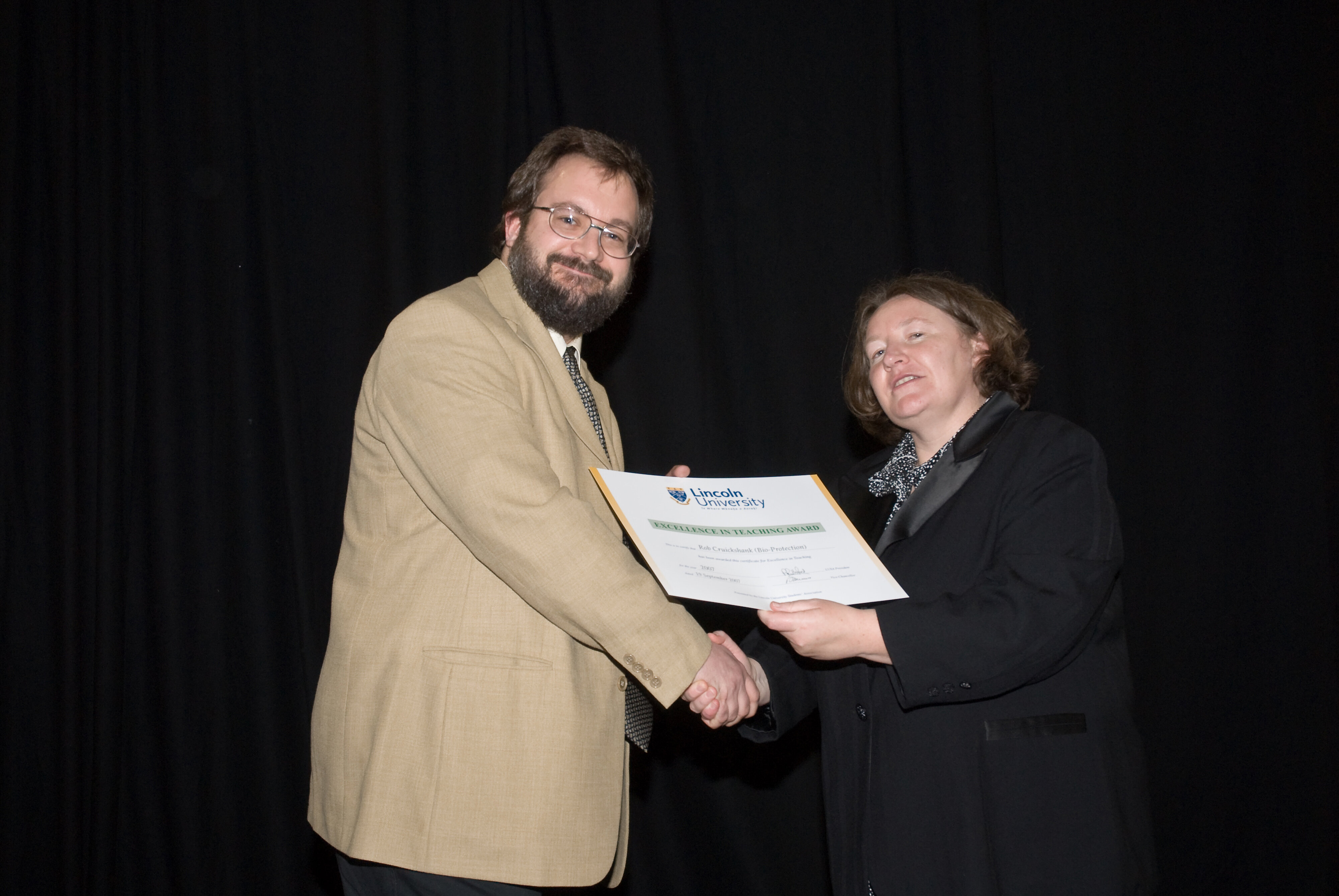 2007 Lincoln University Blues and Golds Award 19