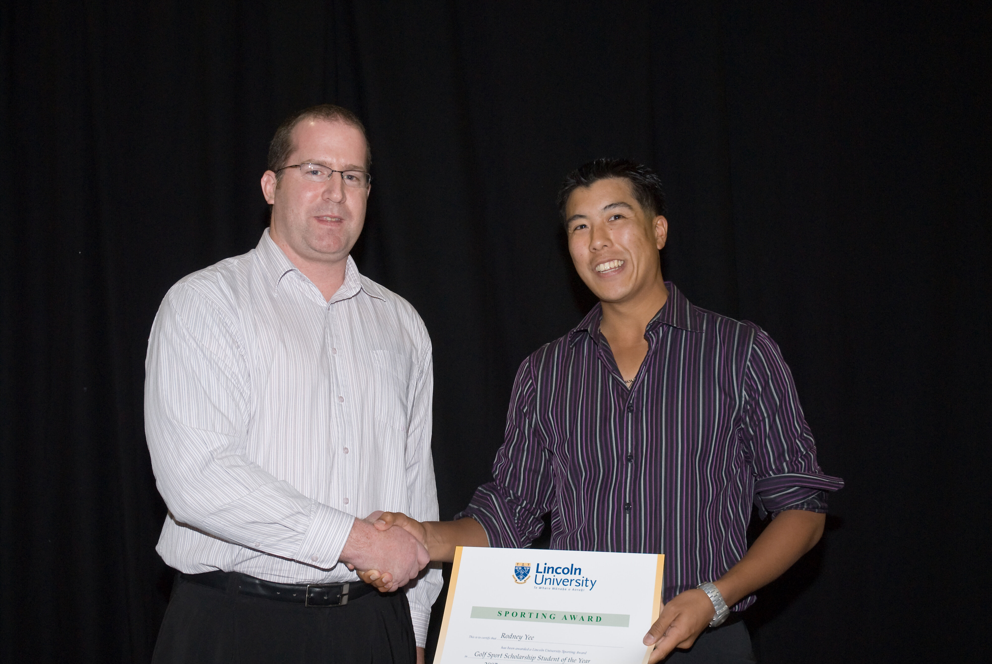 2007 Lincoln University Blues and Golds Award 25