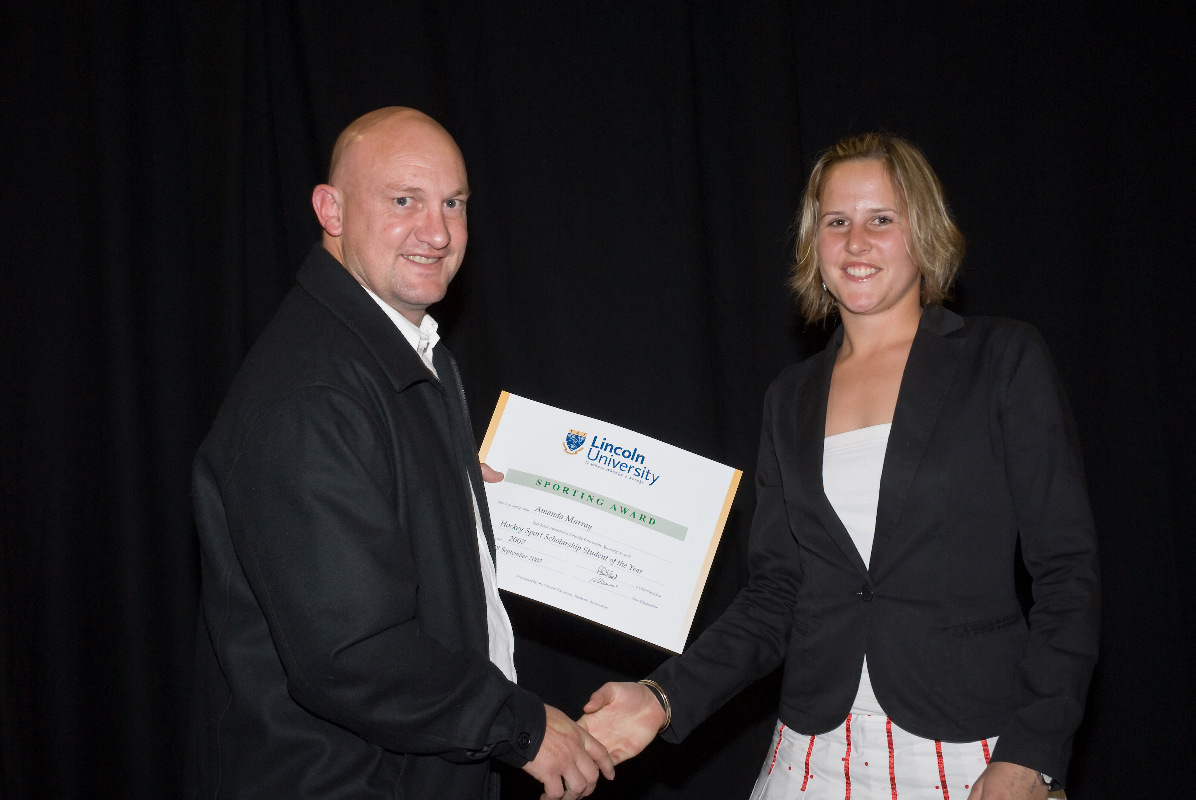 2007 Lincoln University Blues and Golds Award 33