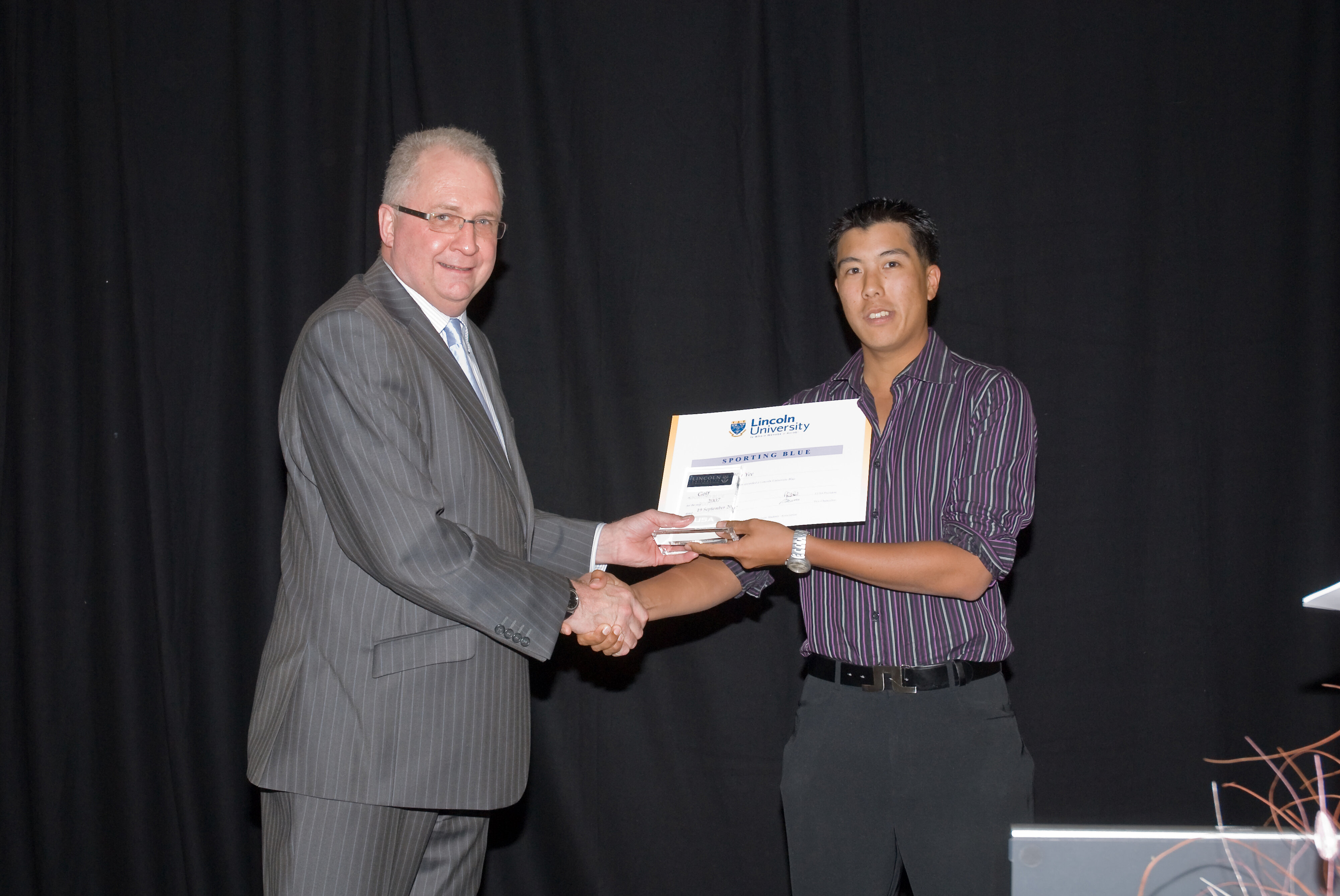 2007 Lincoln University Blues and Golds Award 52