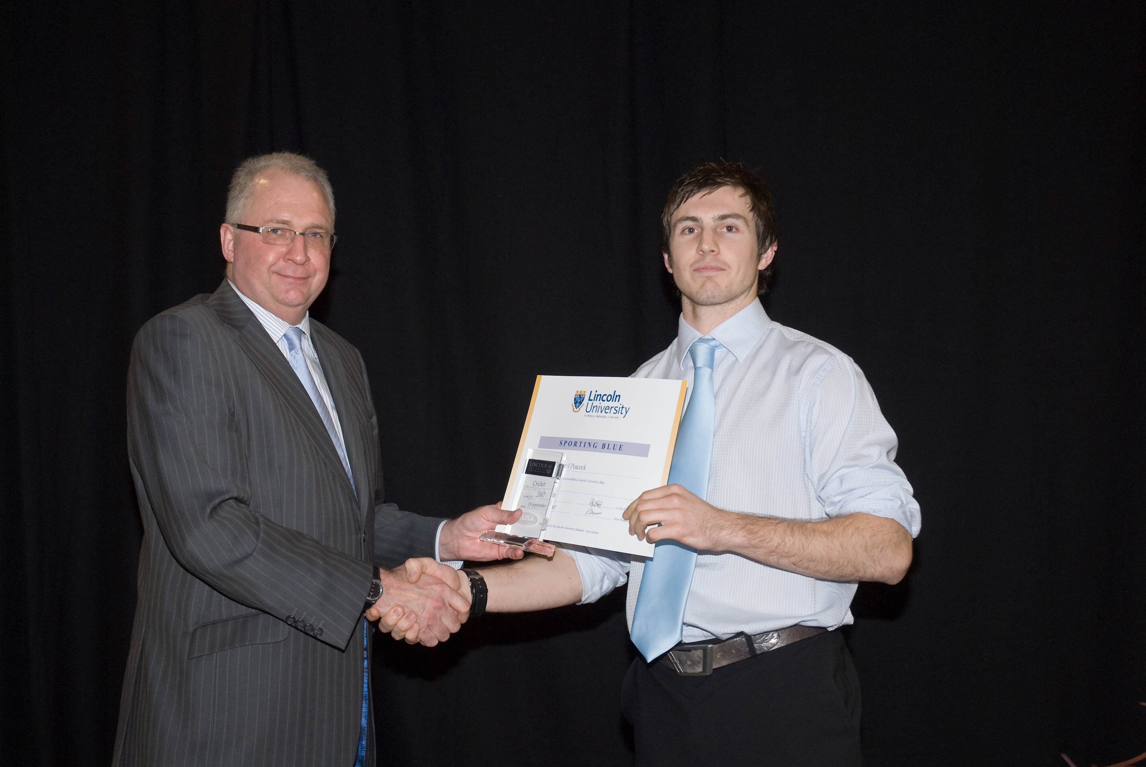 2007 Lincoln University Blues and Golds Award 55