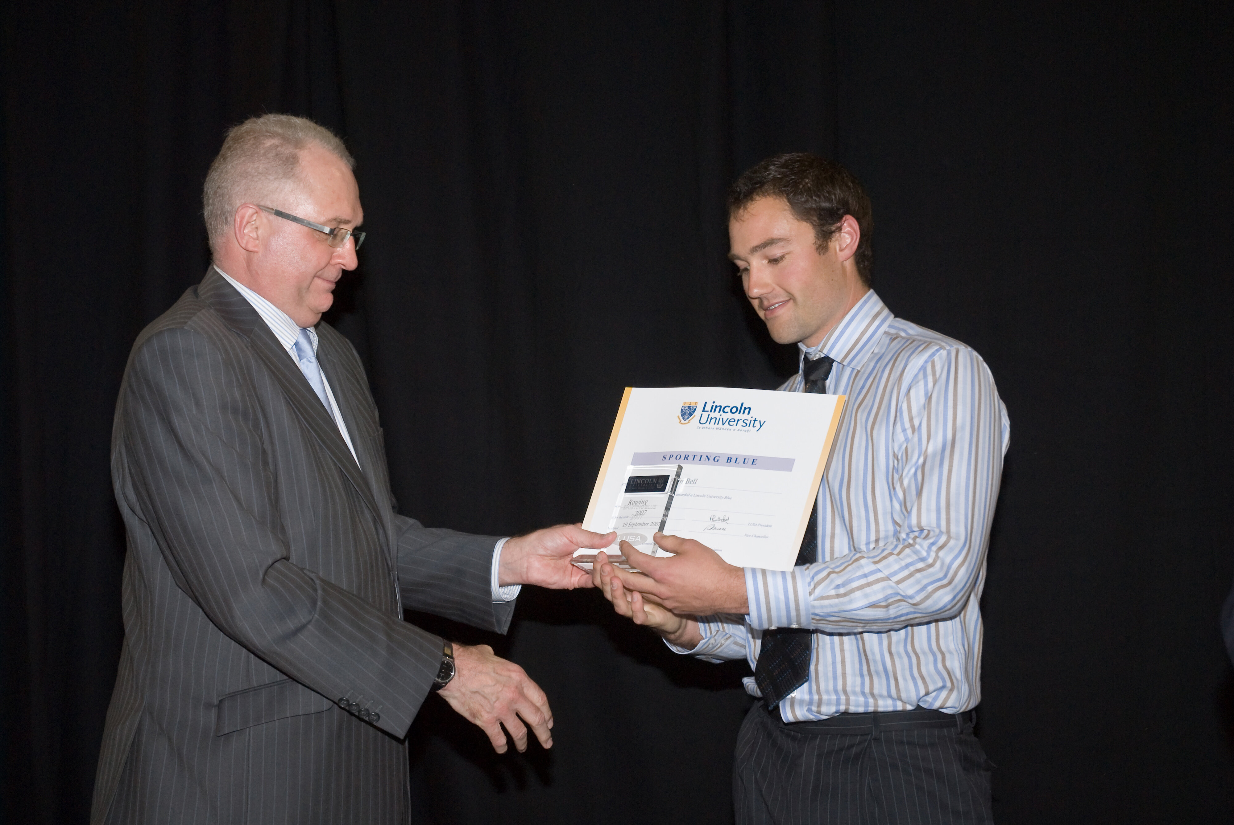 2007 Lincoln University Blues and Golds Award 62