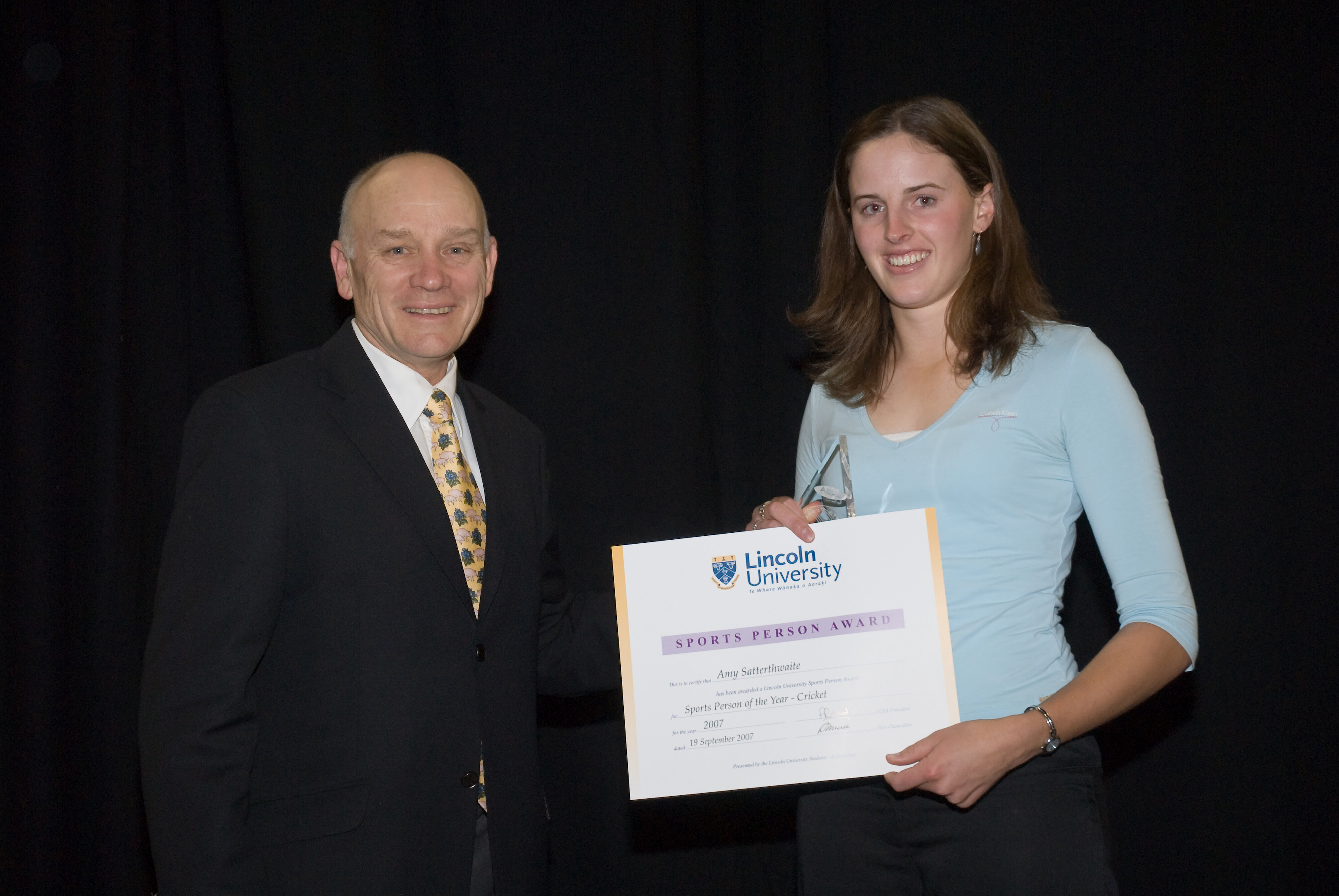 2007 Lincoln University Blues and Golds Award 71