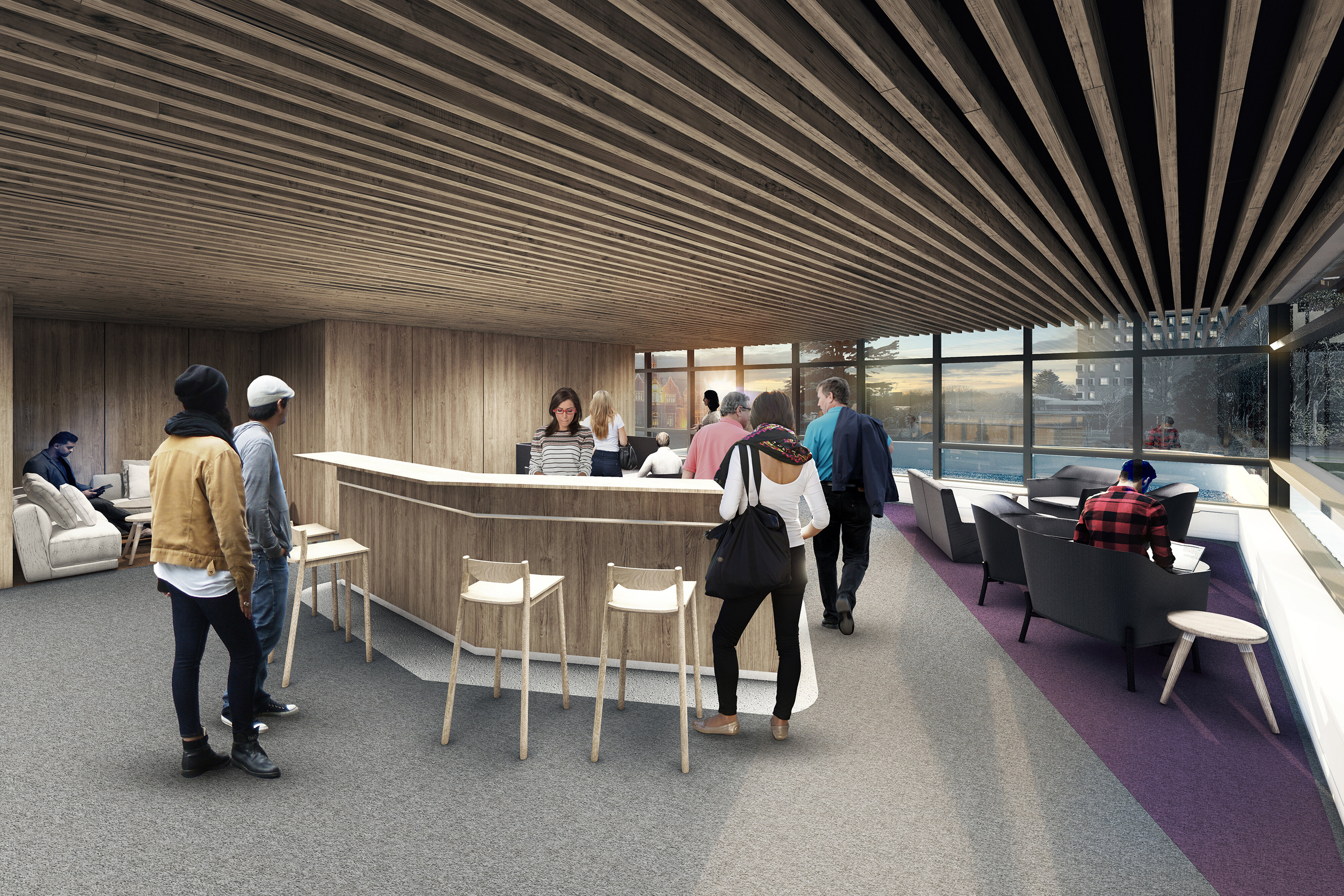 Lincoln Hub Joint Facility Interior Circulation and Collaboration Spaces 3