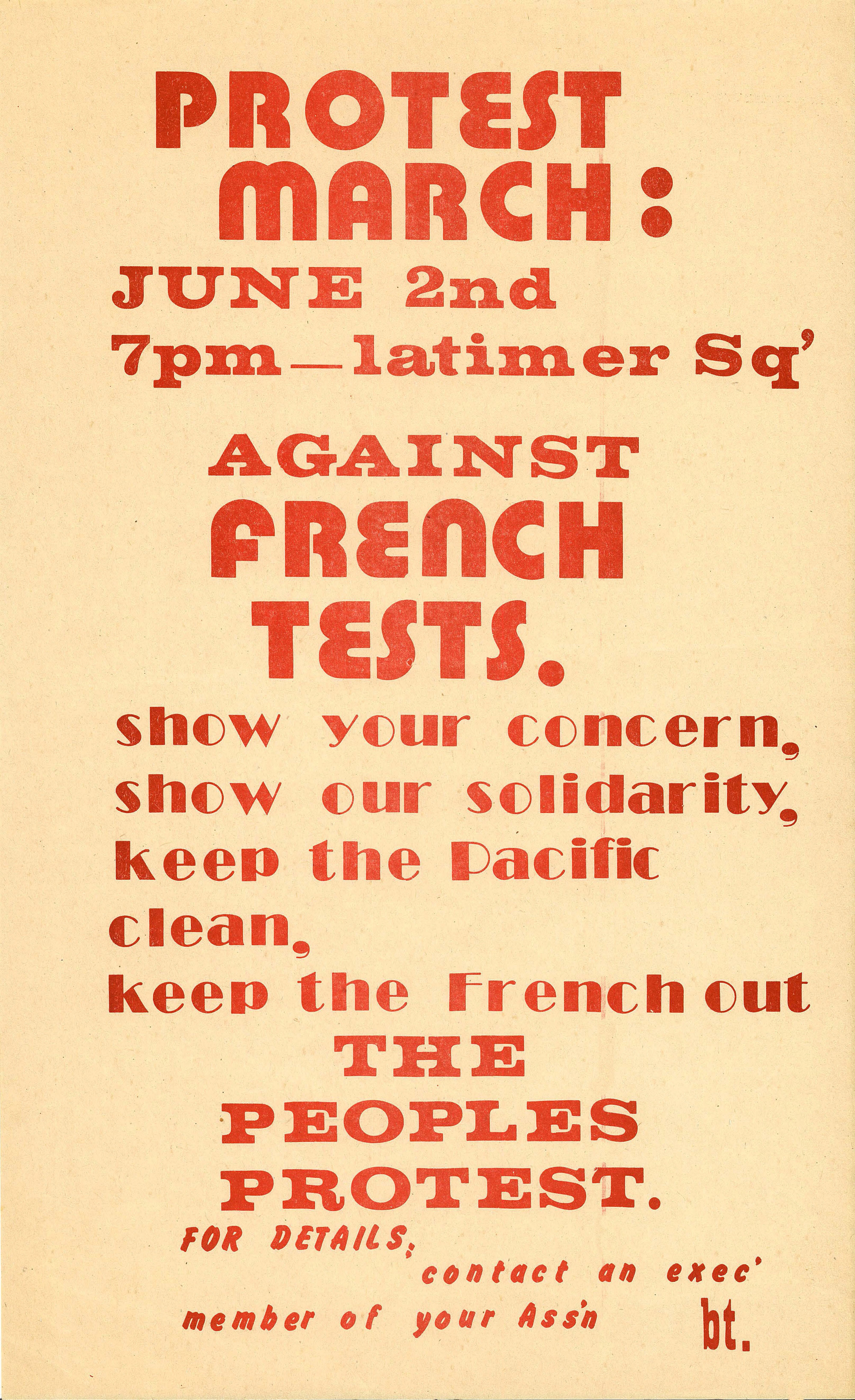 Protest March Lincoln College