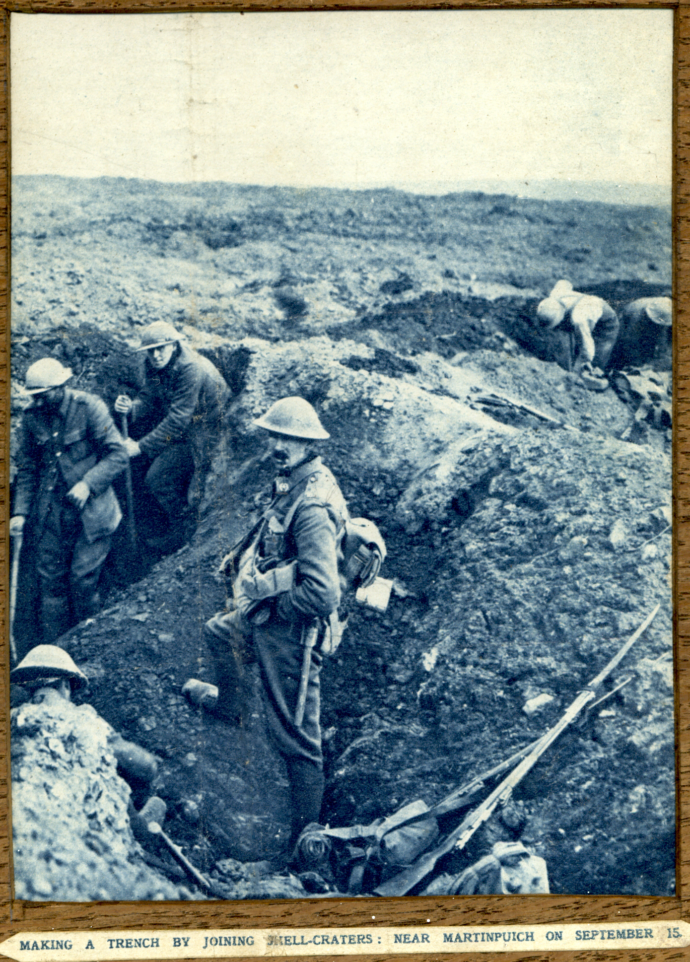 1915 Making a trench in France