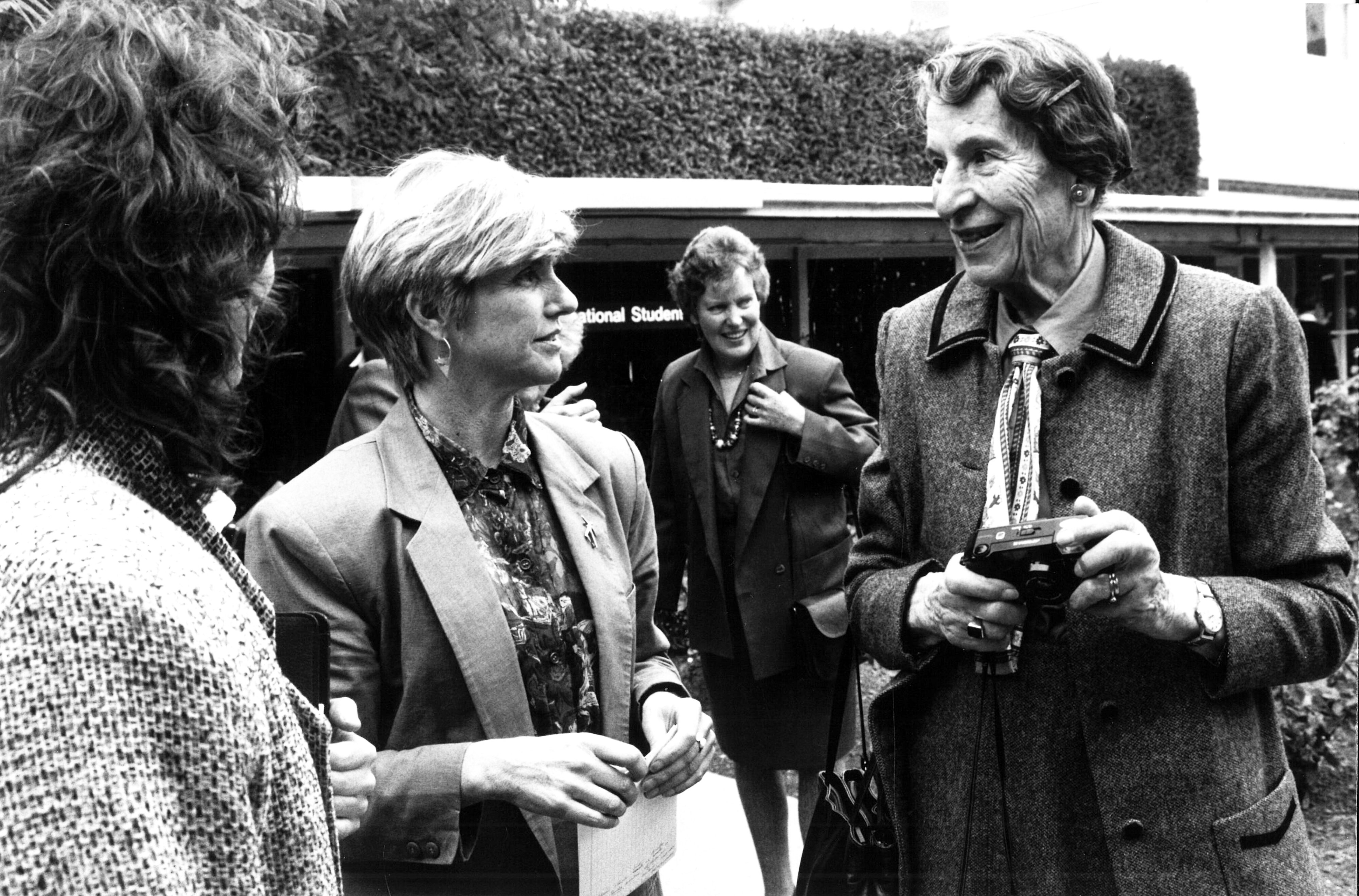 1993 Dedication to Camellia Hedge between Hilgendorf and Burns Building 2