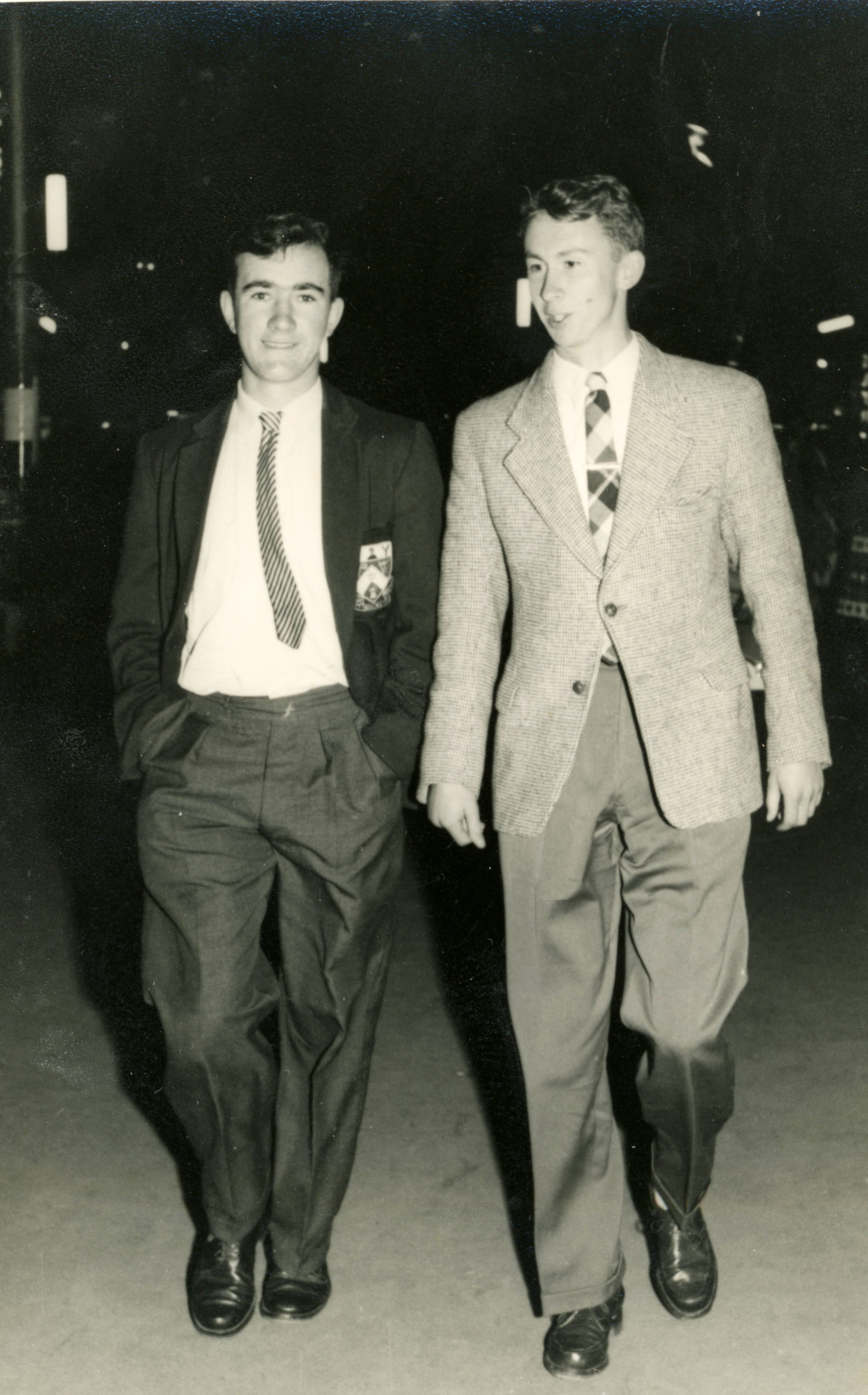 1961 Tony Whatman and Jim Watt caught in Square