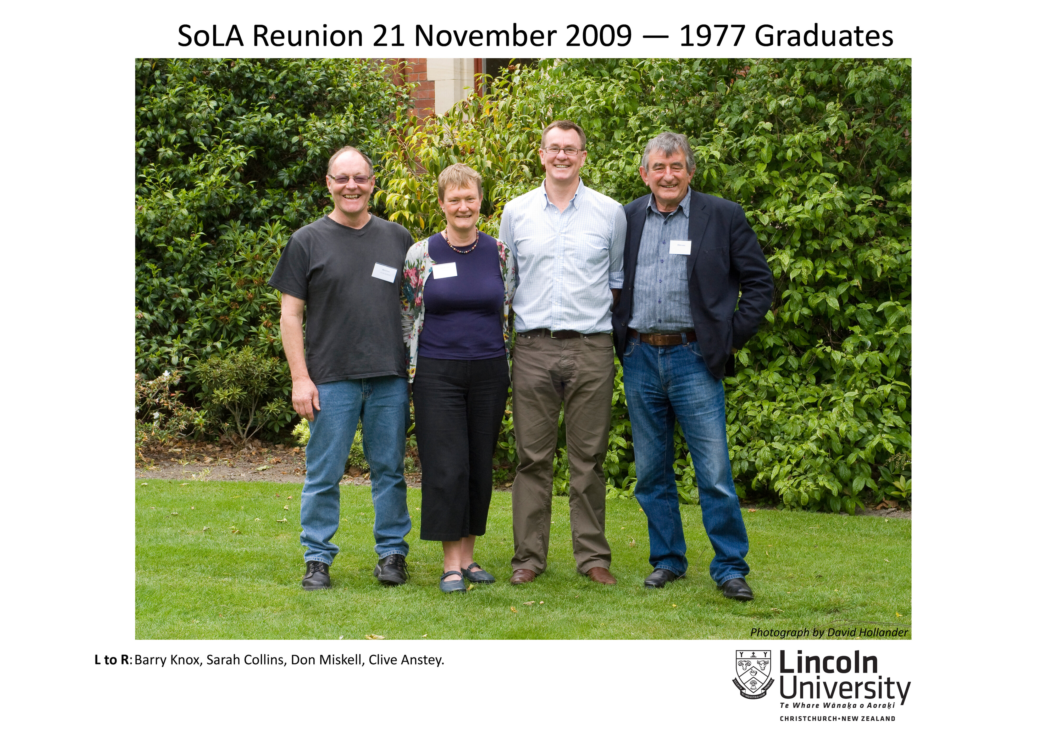 2008 SoLA Reunion - 1977 Graduates