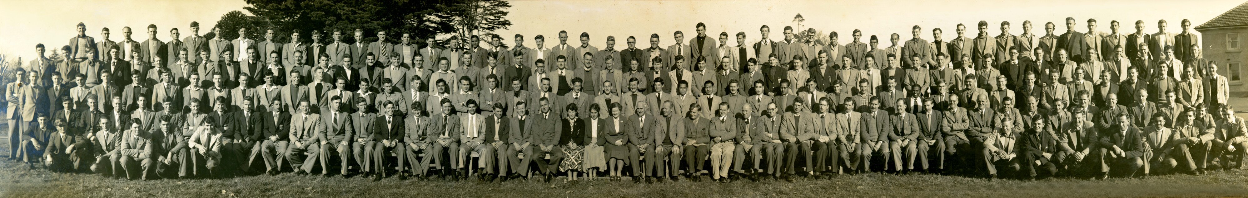 1955 Staff and Students Canterbury Agricultural College