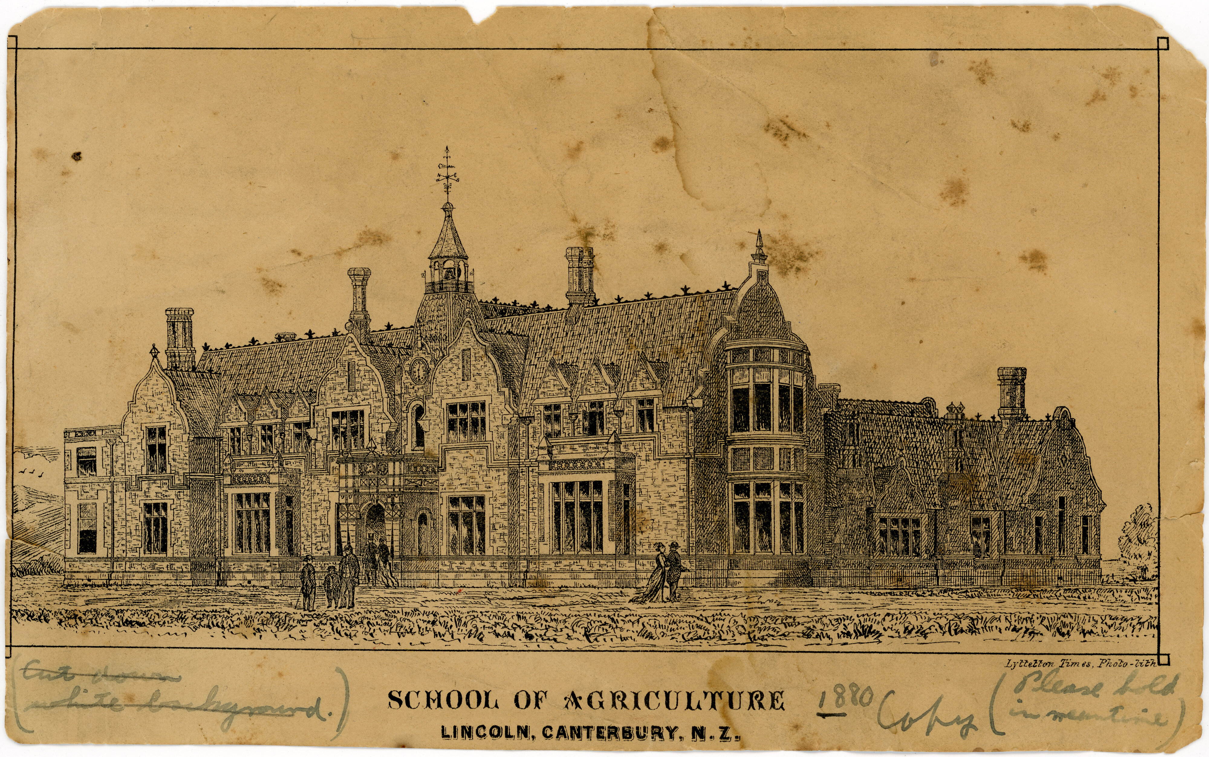 1880 School of Agriculture published in Canterbury Journal Vol.4
