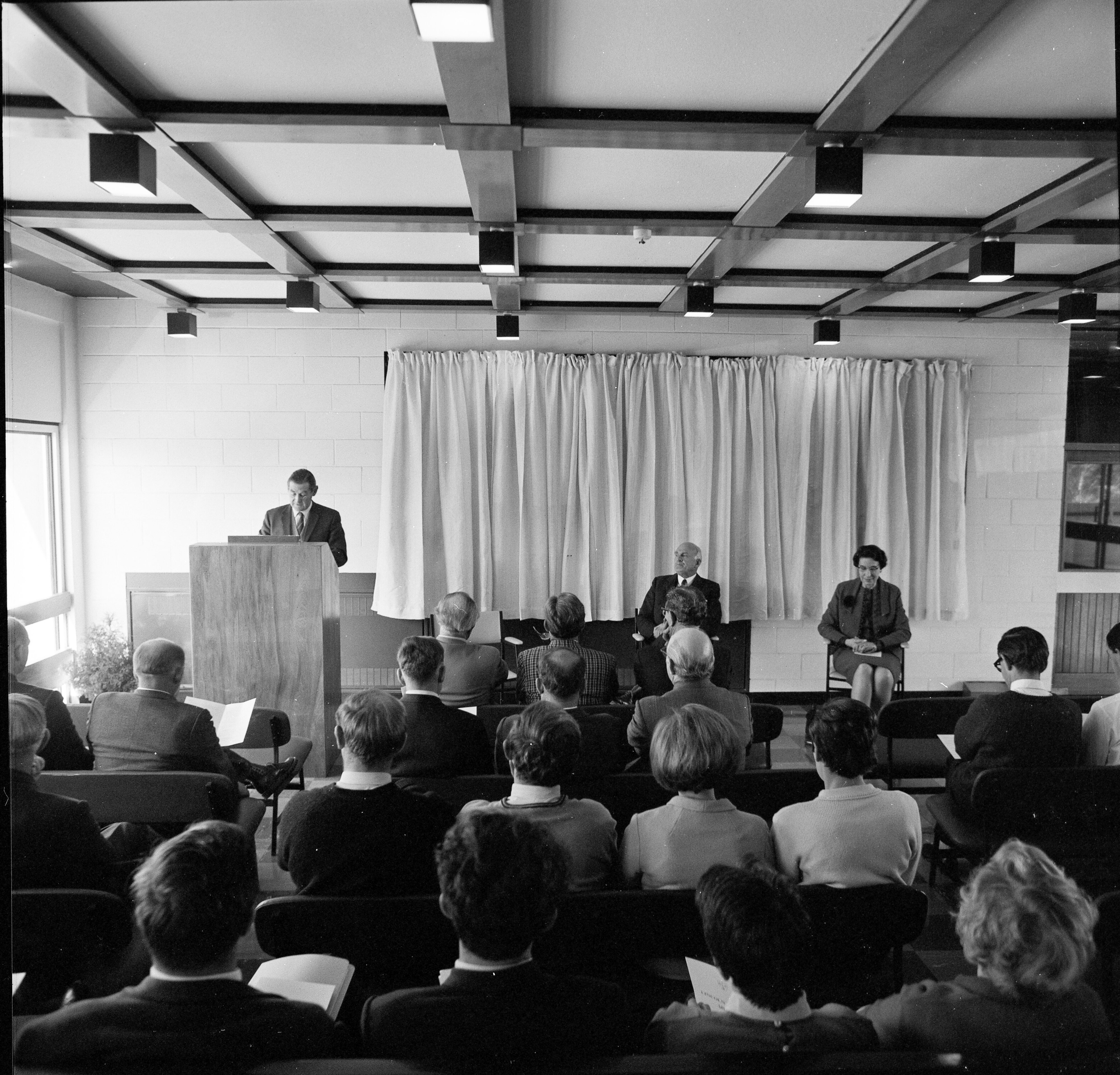 1969 Presentation of mural designed and painted by Lady Burns 12