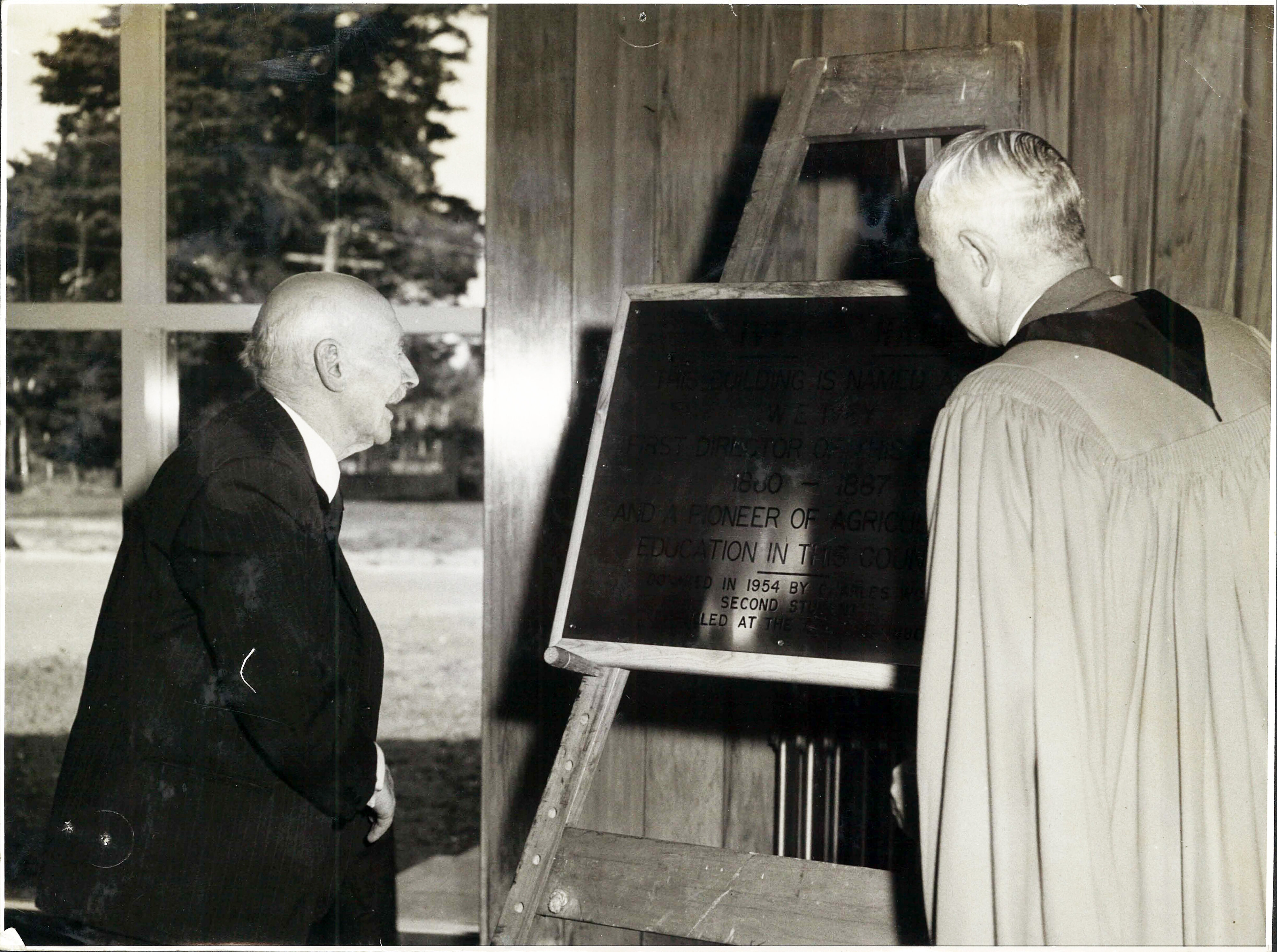 1954 Charles Wood-Last Visit to his College 2