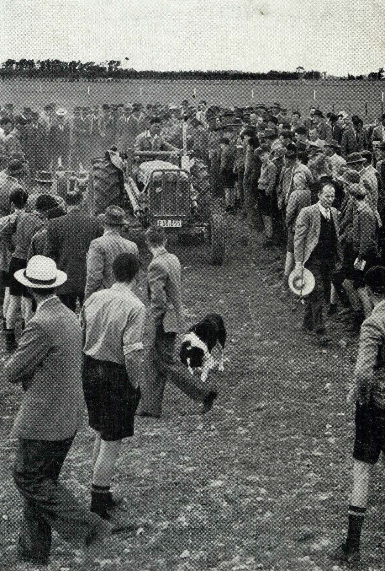 1962 Implement Demonstration during the field day