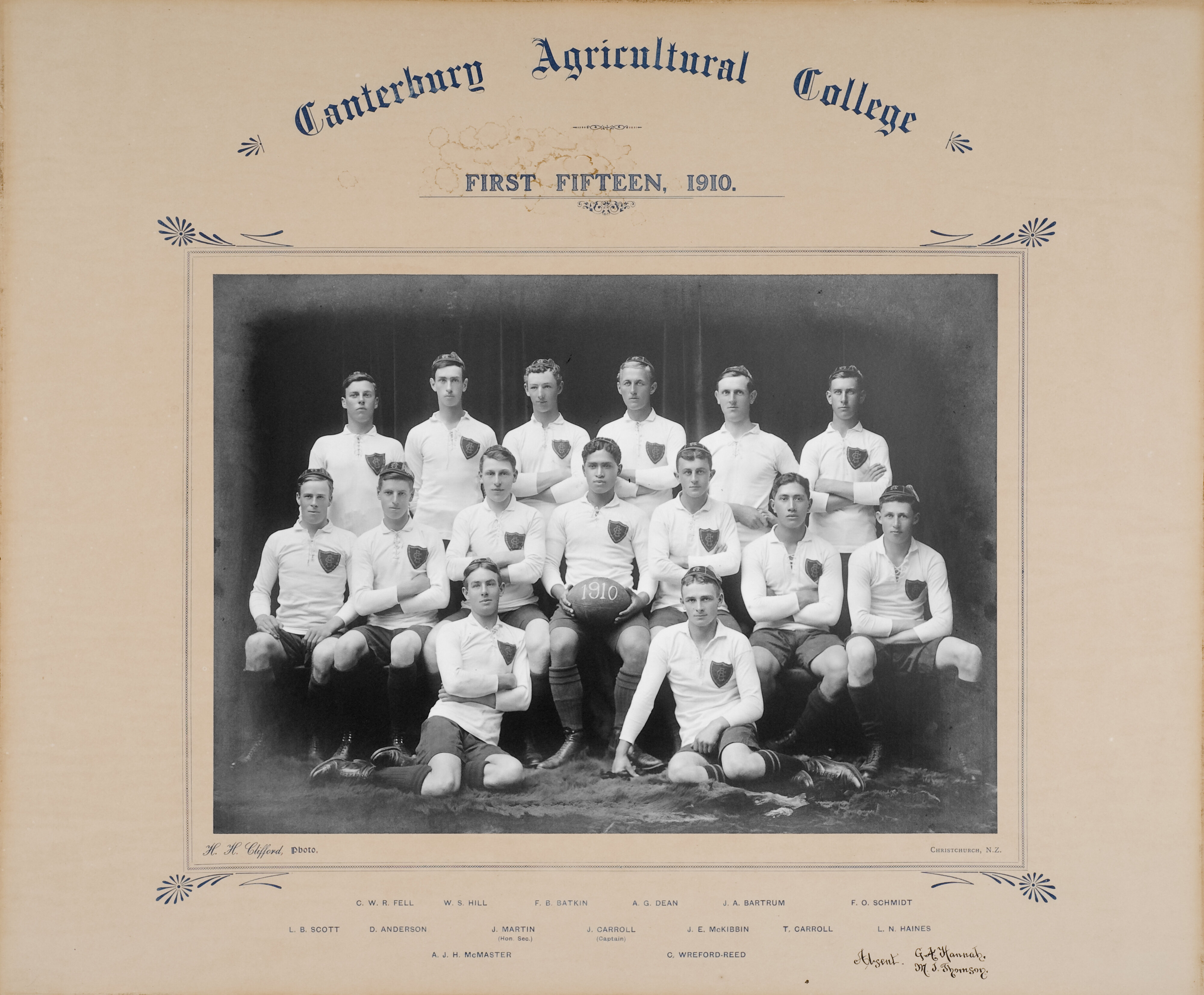 1910 Rugby First Fifteen