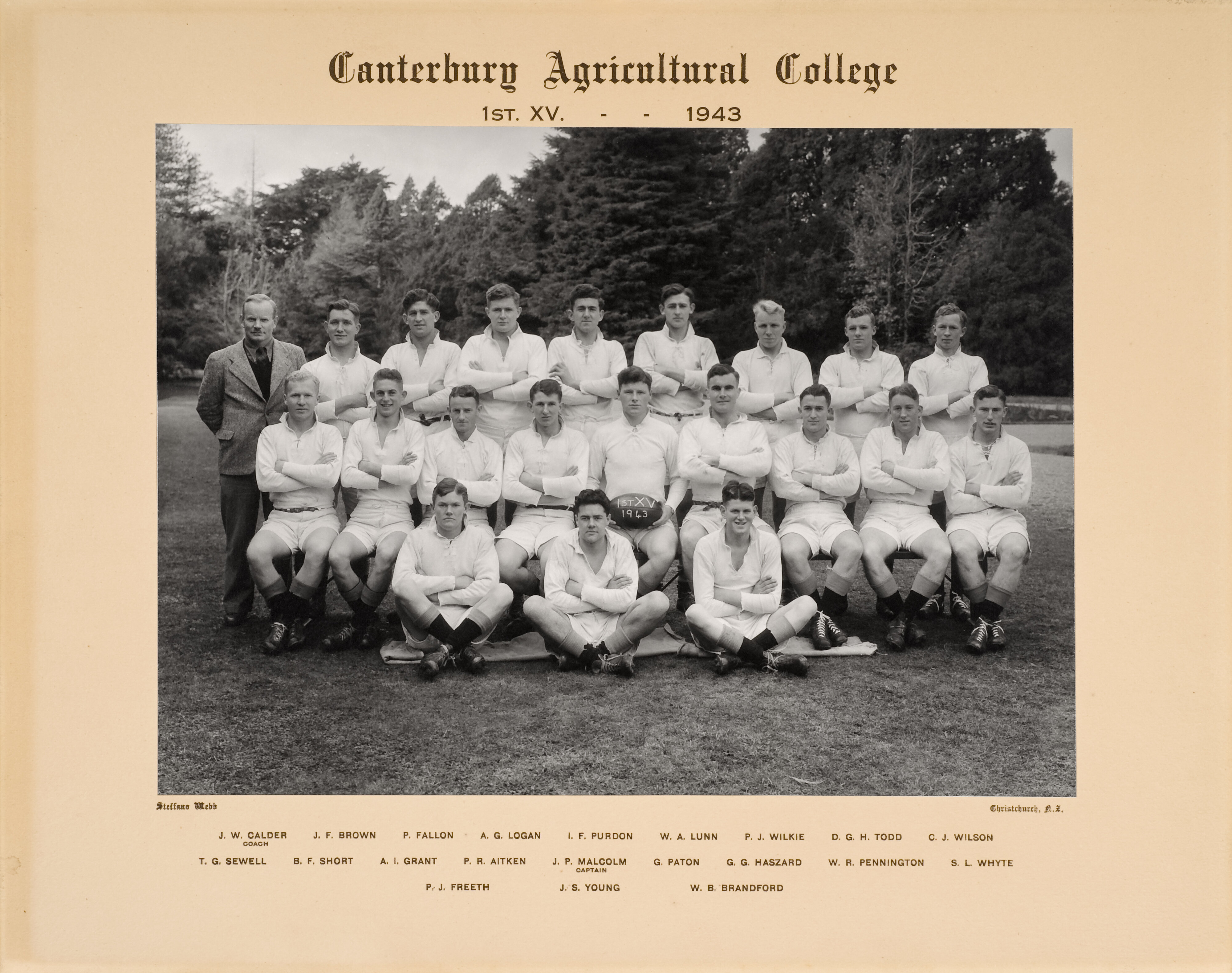 1943 Rugby First Fifteen