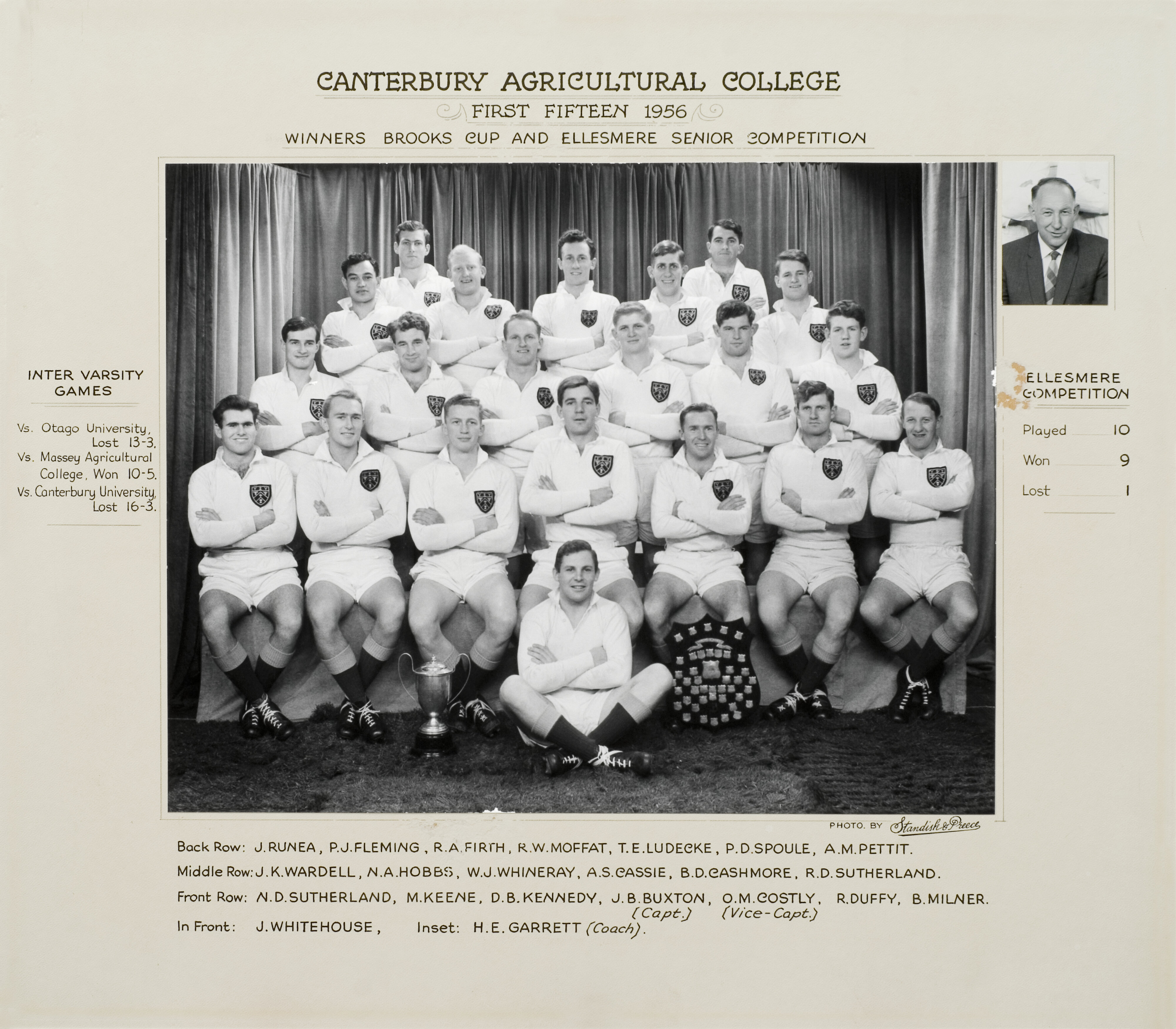 1956 Rugby First Fifteen